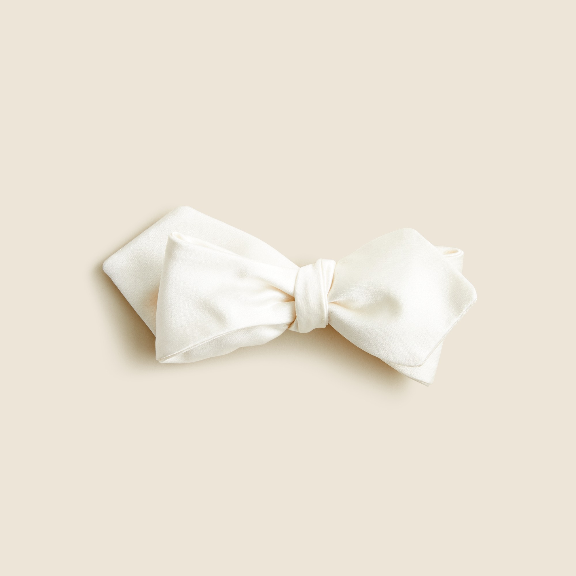 mens English satin point bow tie