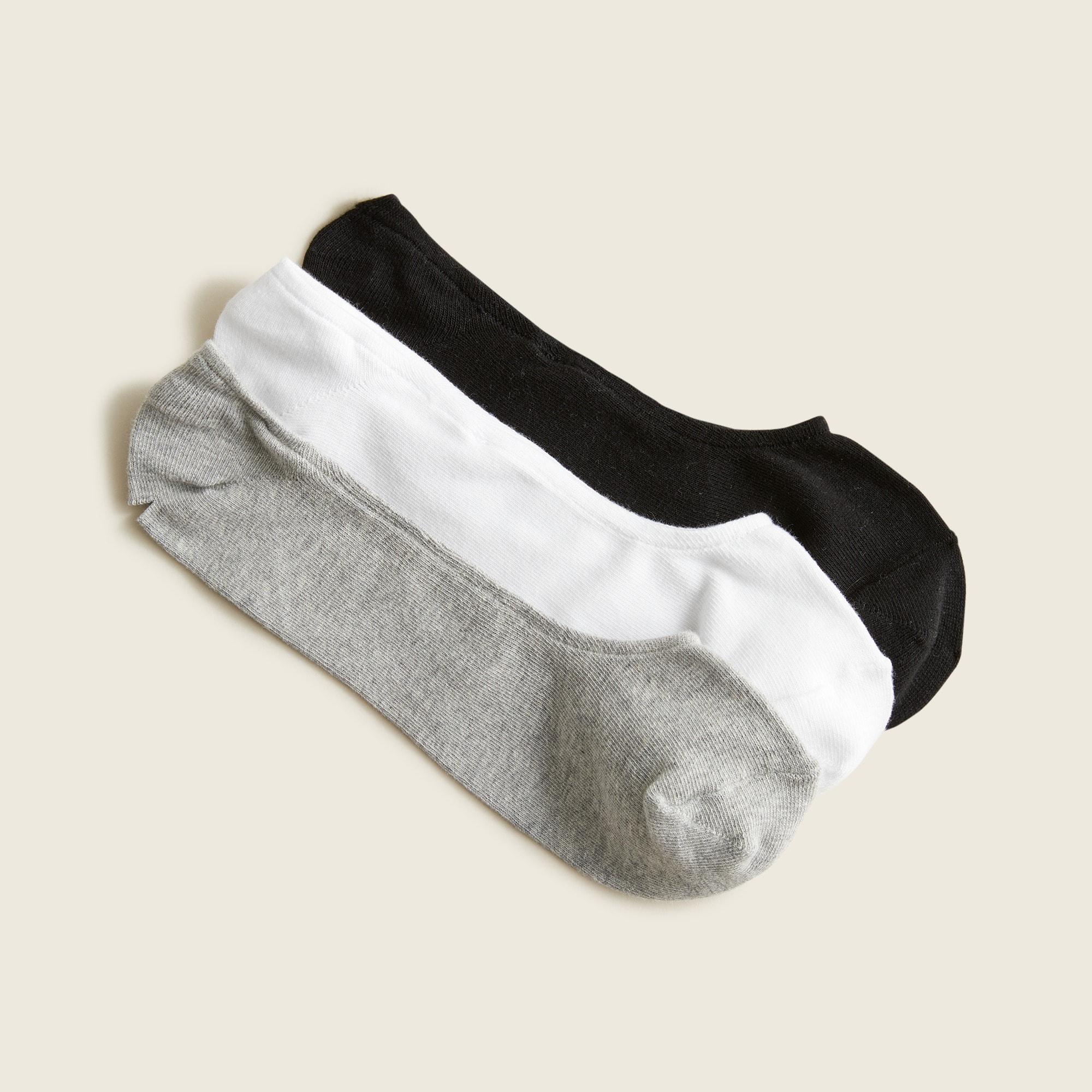  No-show socks three-pack