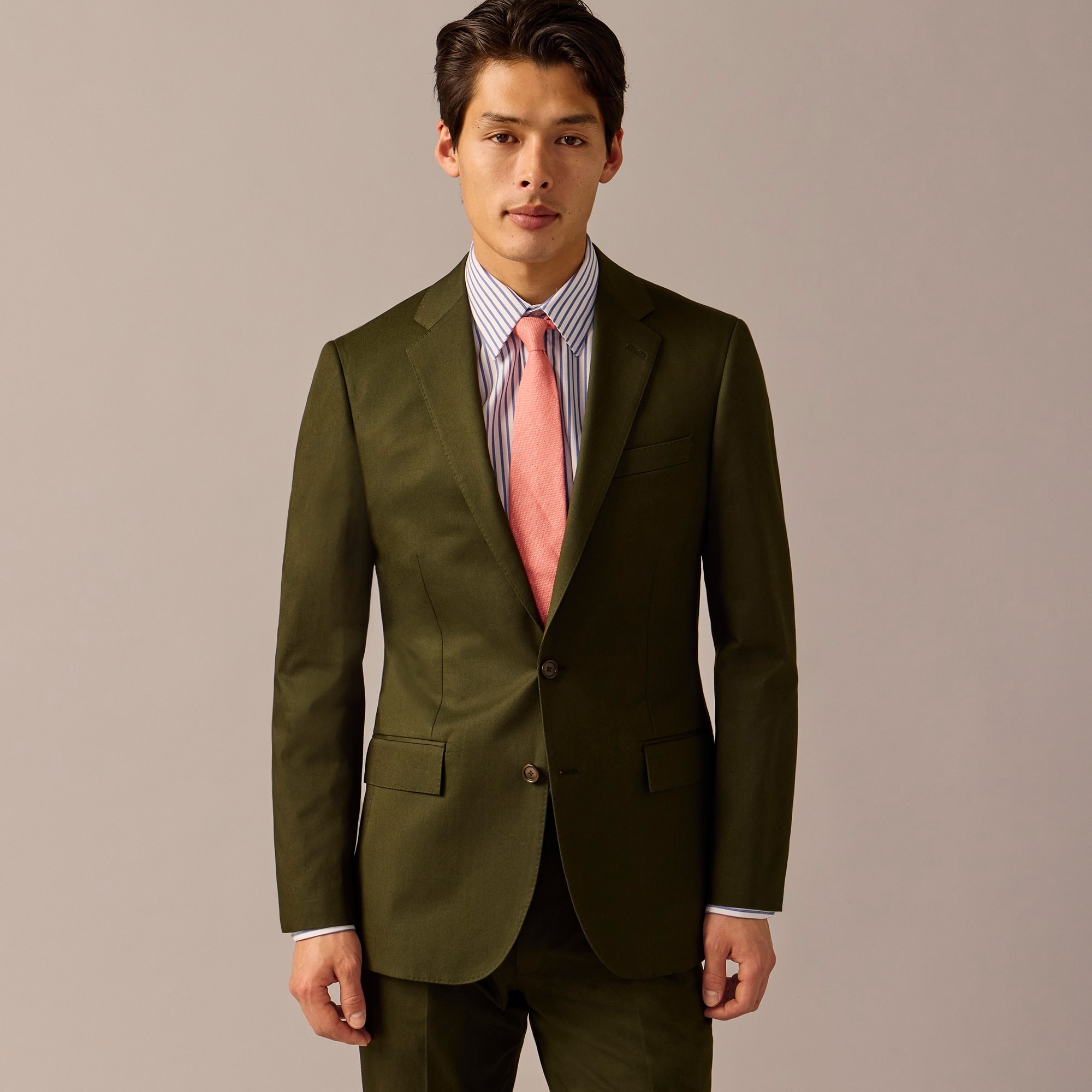 Ludlow Slim-fit suit jacket in Italian chino