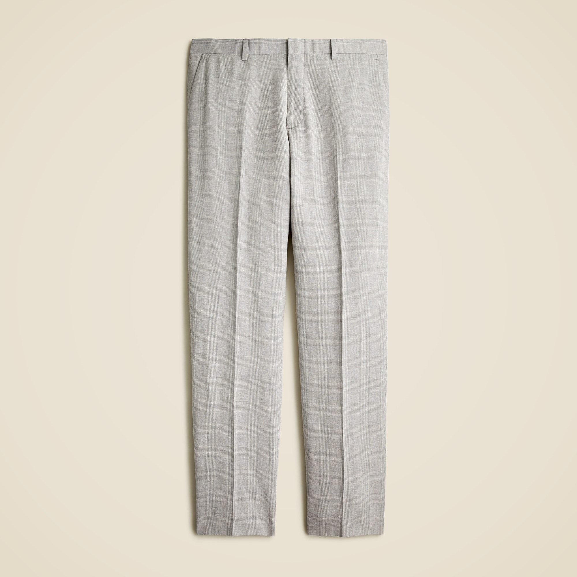  Ludlow Slim-fit unstructured suit pant in Irish cotton-linen blend