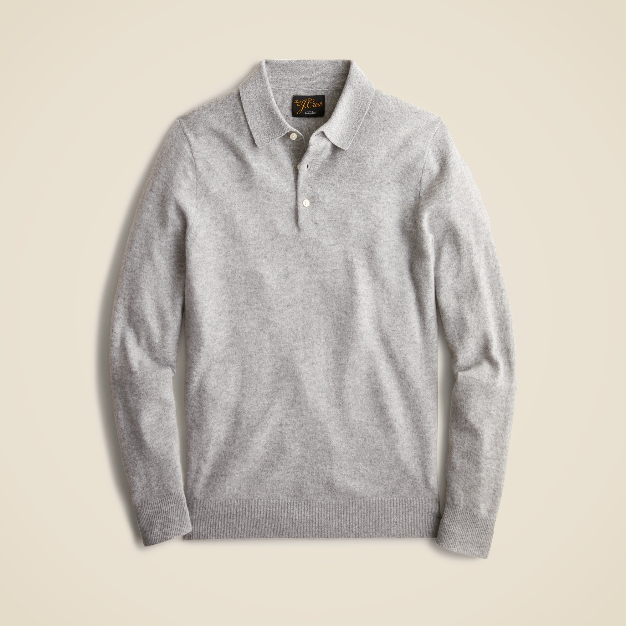 mens Cashmere collared sweater-polo