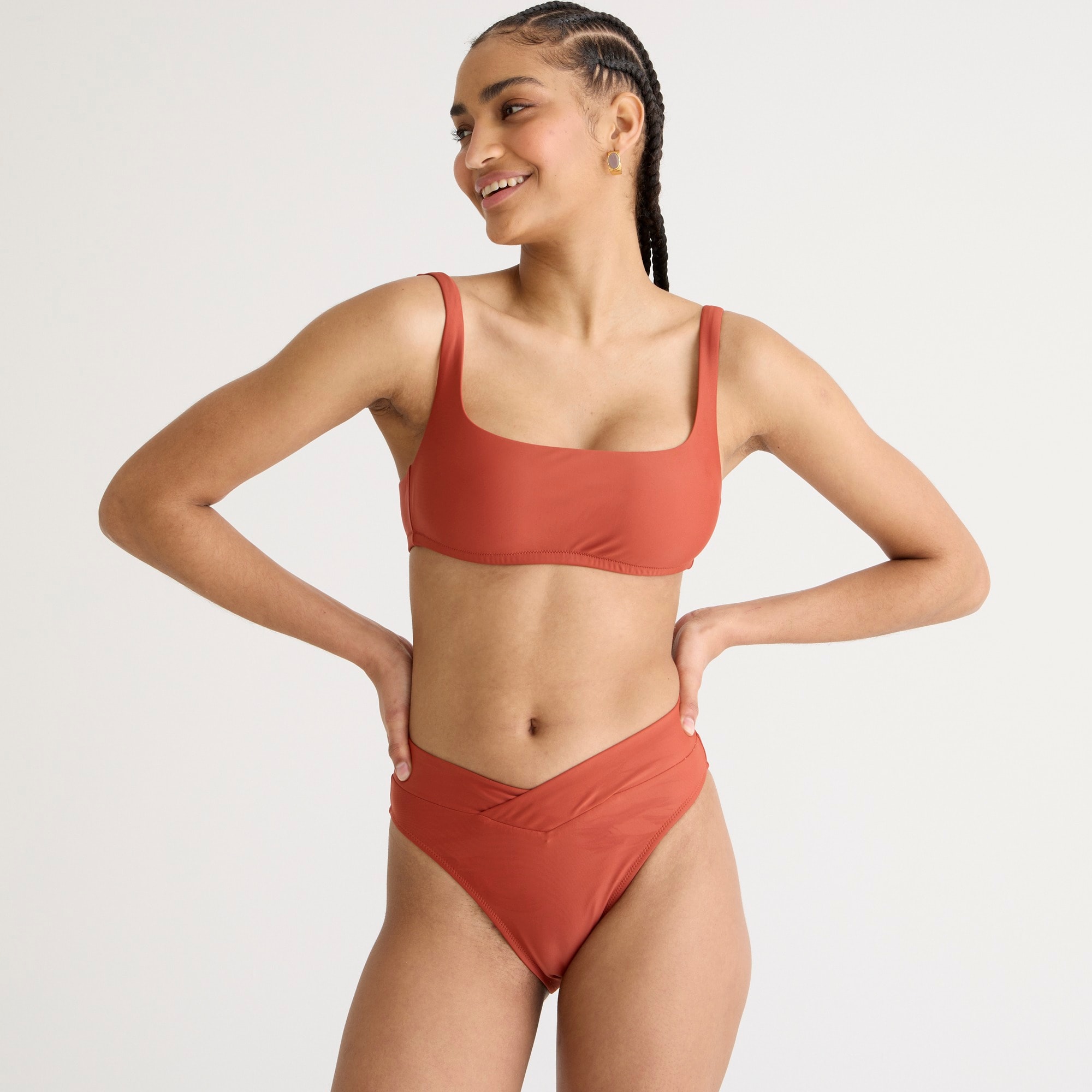 womens Squareneck bikini top