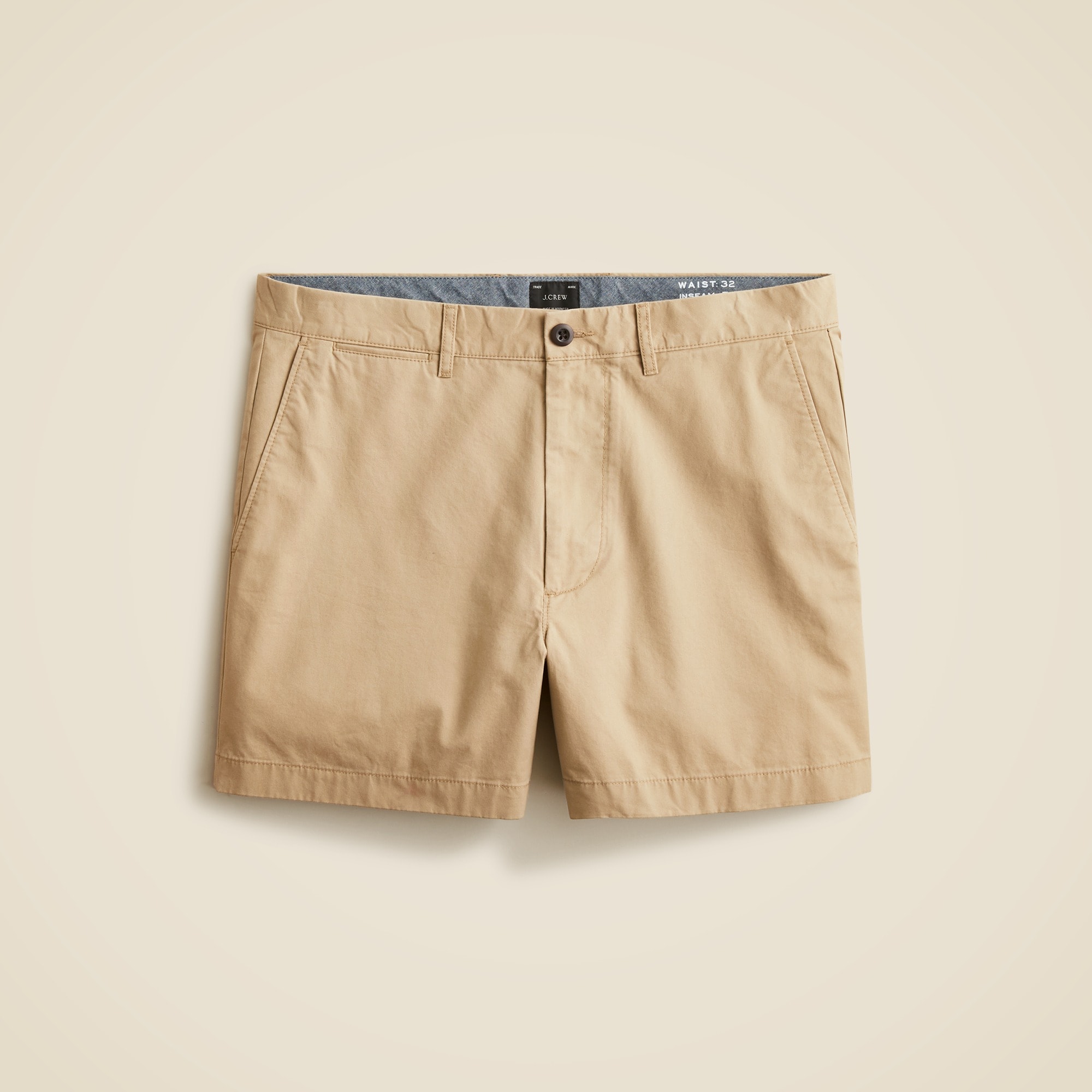 mens 5&quot; stretch chino short