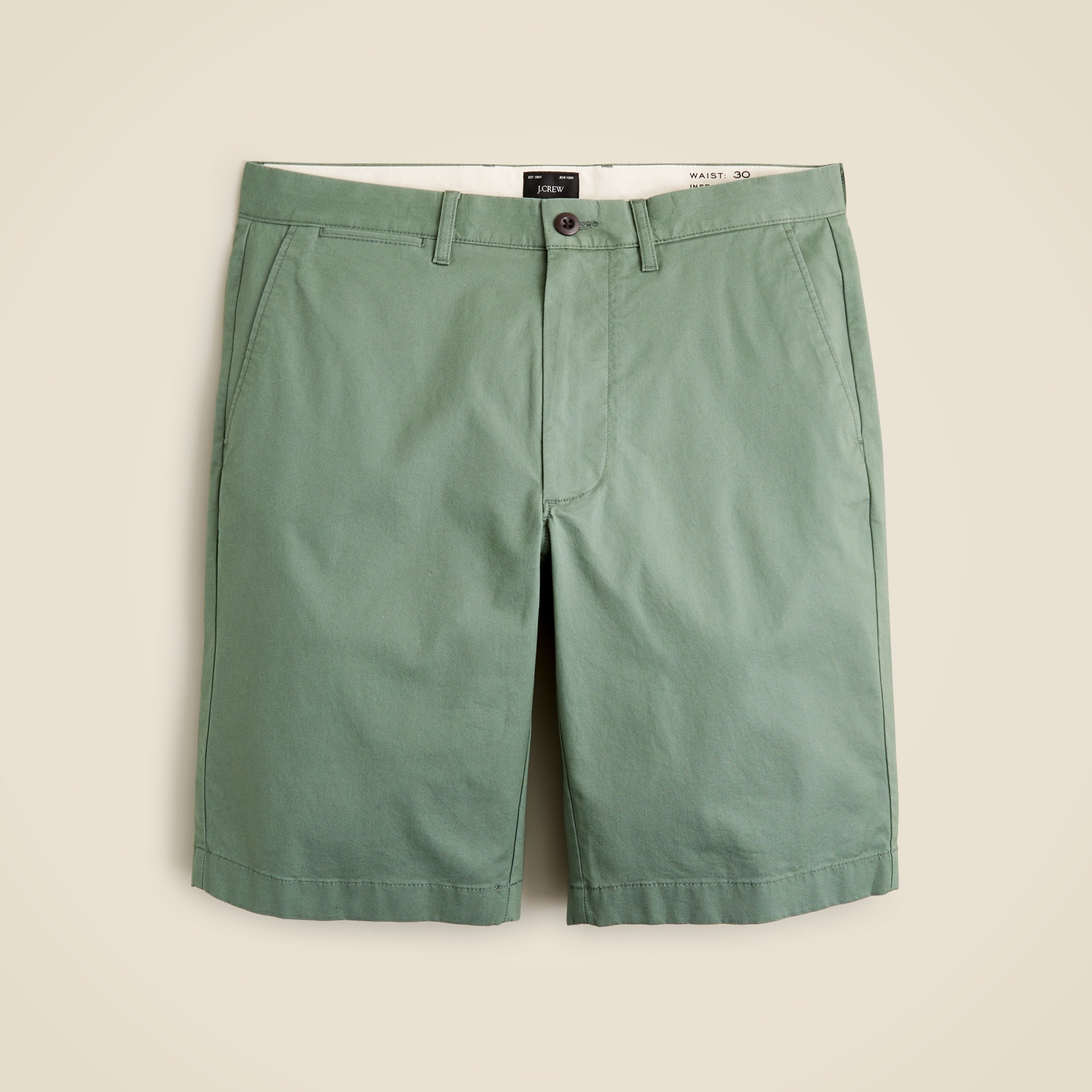 mens 10.5&quot; stretch chino short