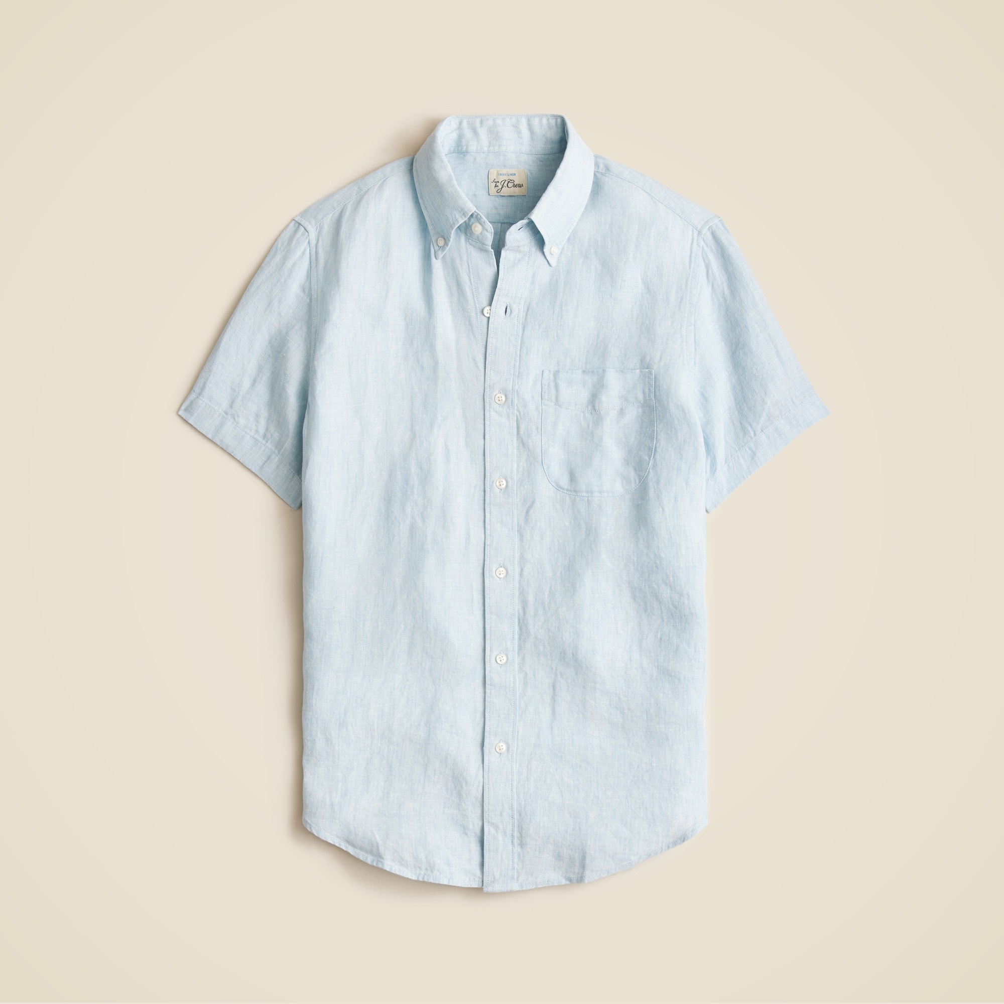 mens Short-sleeve Baird McNutt Irish linen shirt