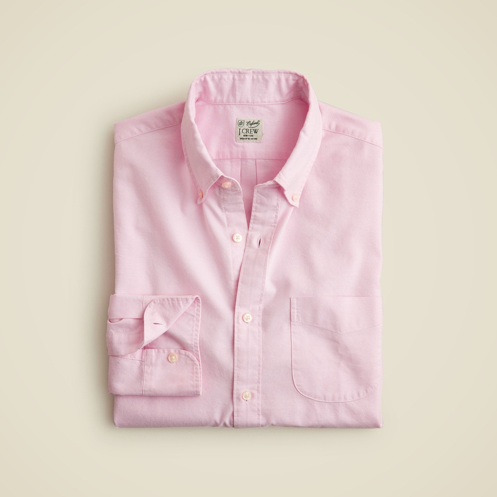 mens Broken-in organic cotton oxford shirt