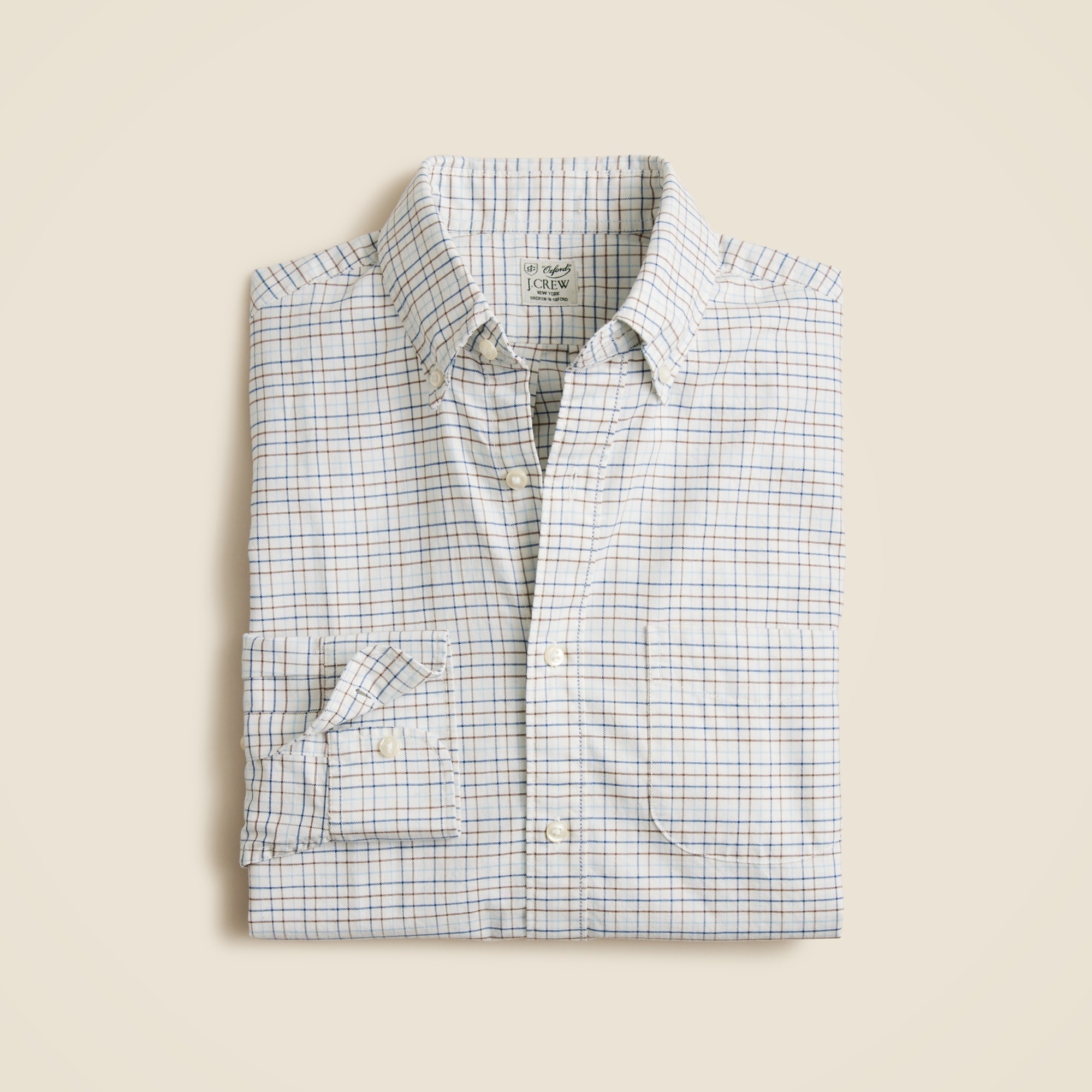 mens Broken-in organic cotton oxford shirt