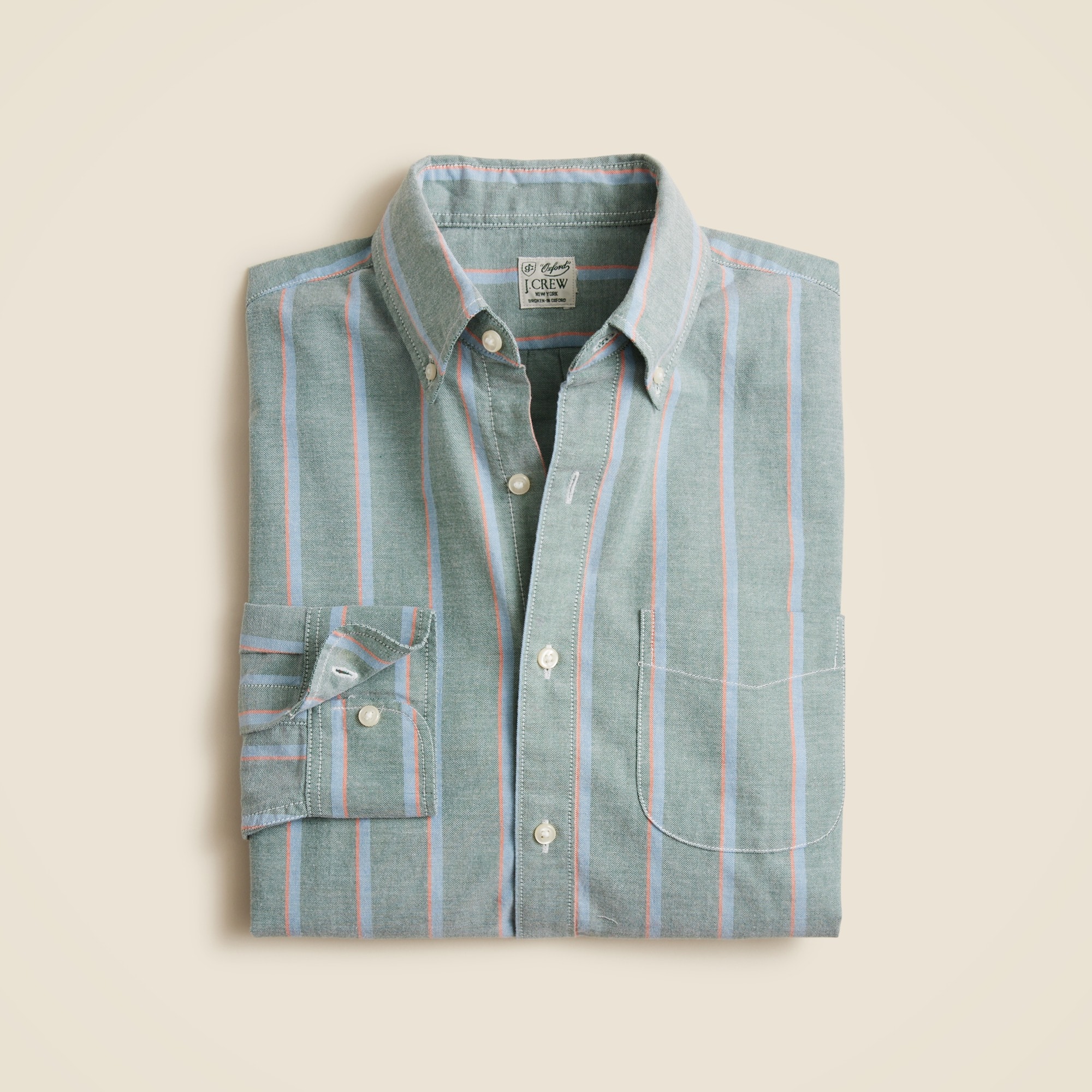 mens Broken-in organic cotton oxford shirt