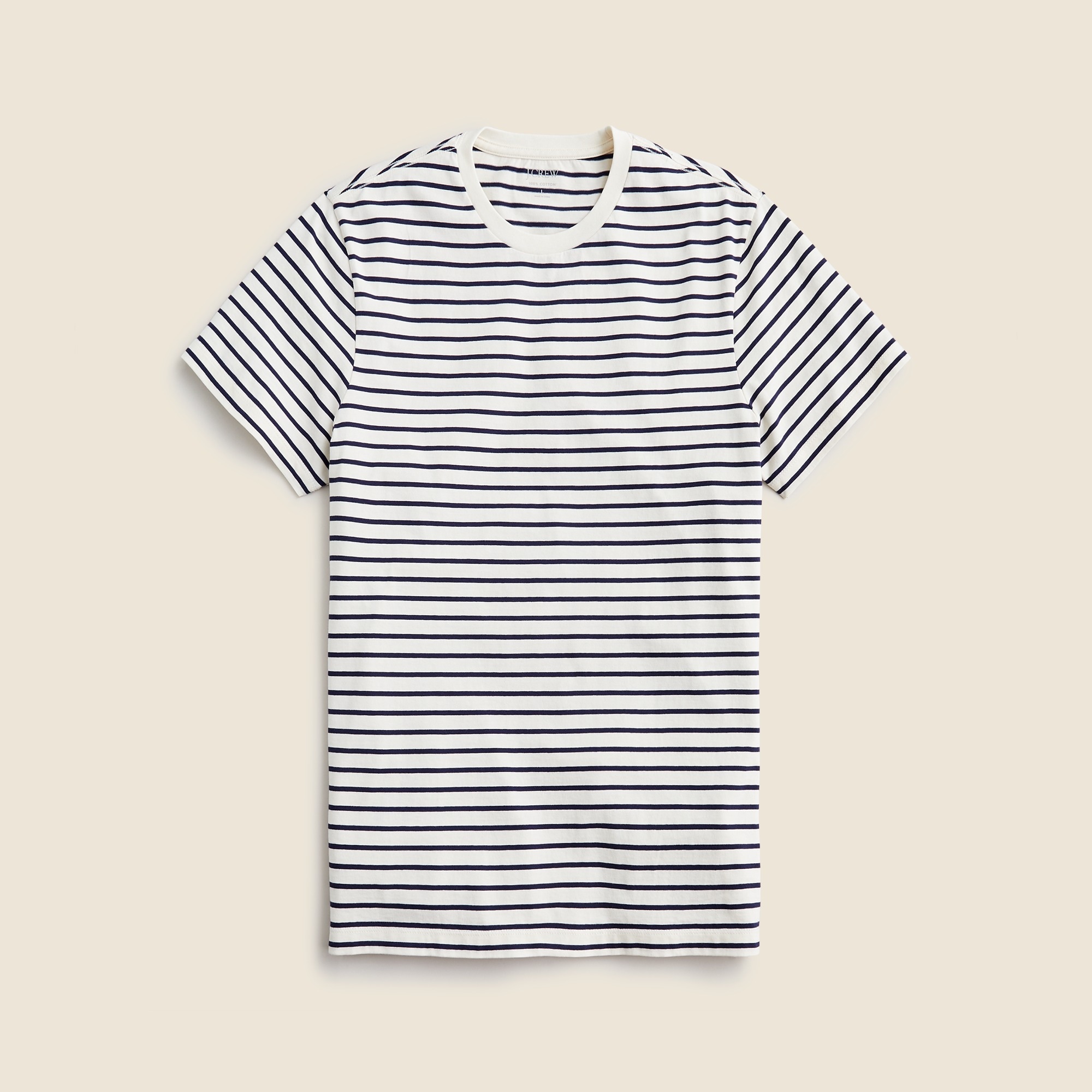 mens Cotton T-shirt in stripe