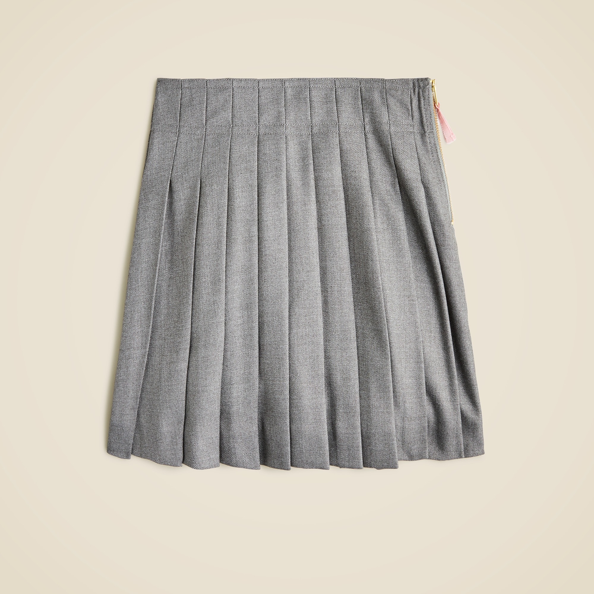 girls Girls&apos; pleated skirt in twill