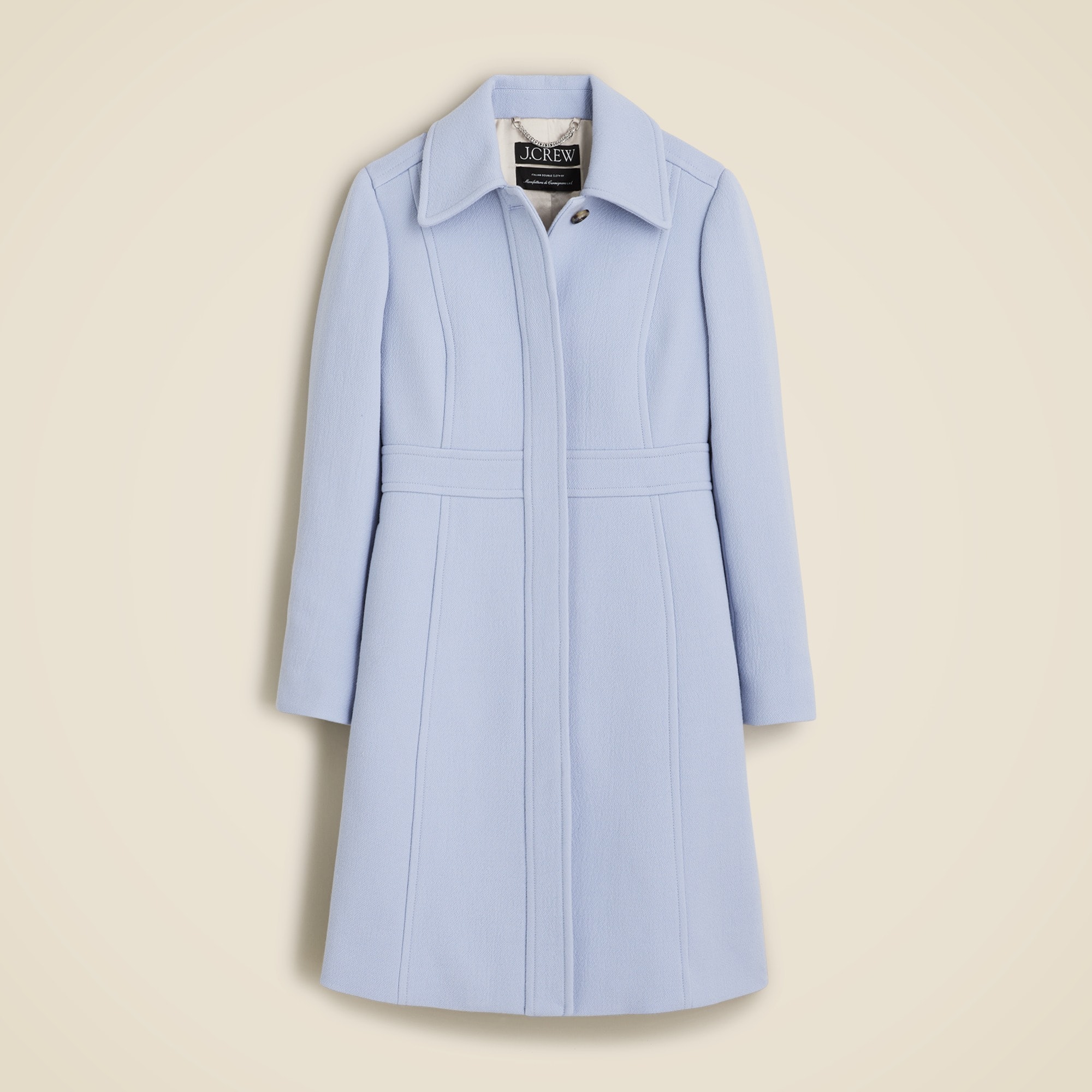  New lady day topcoat in Italian double-cloth wool blend