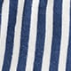 Girls' smocked-waist short in towel terry ROYAL NAVY STRIPE