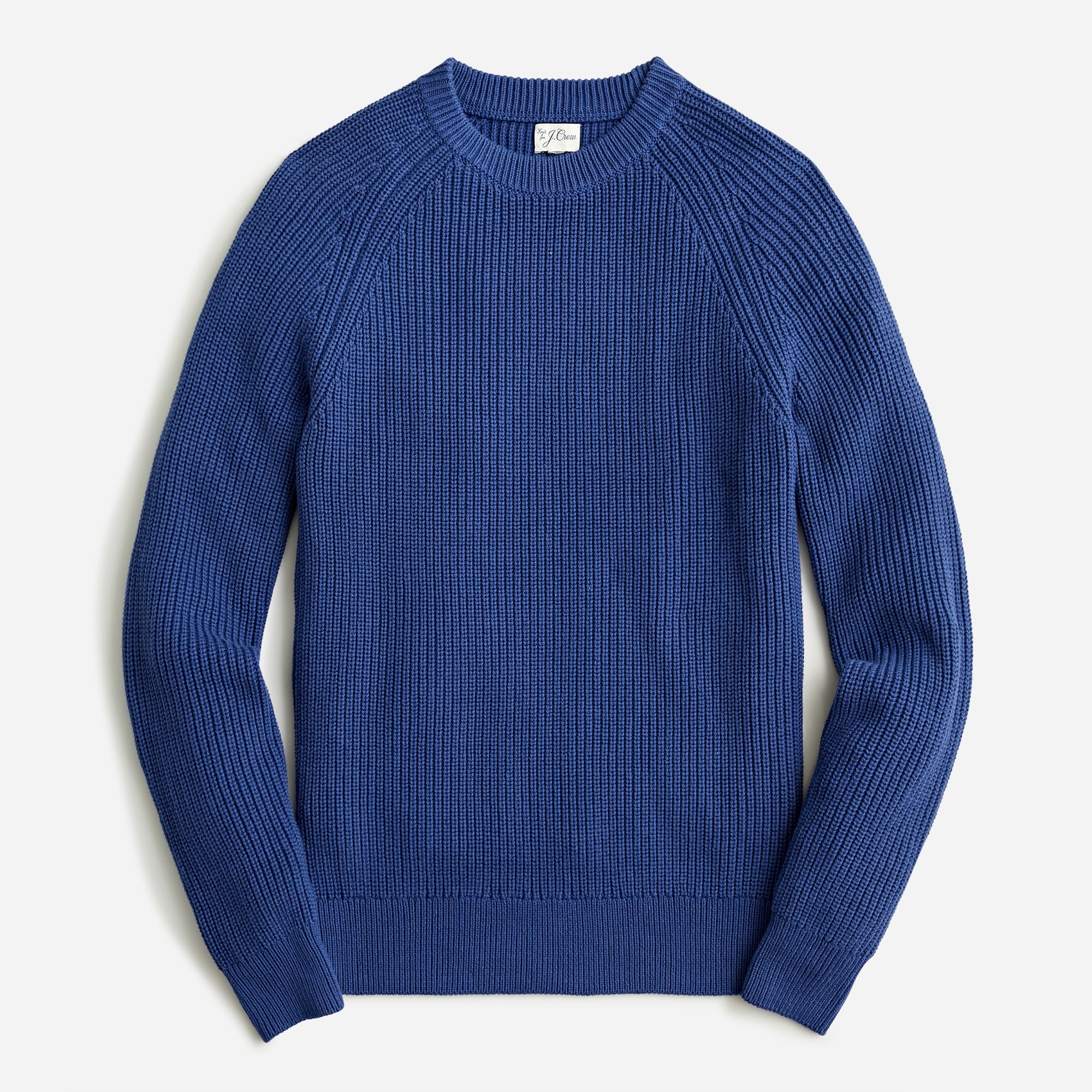 Heritage cotton shaker-stitch sweater