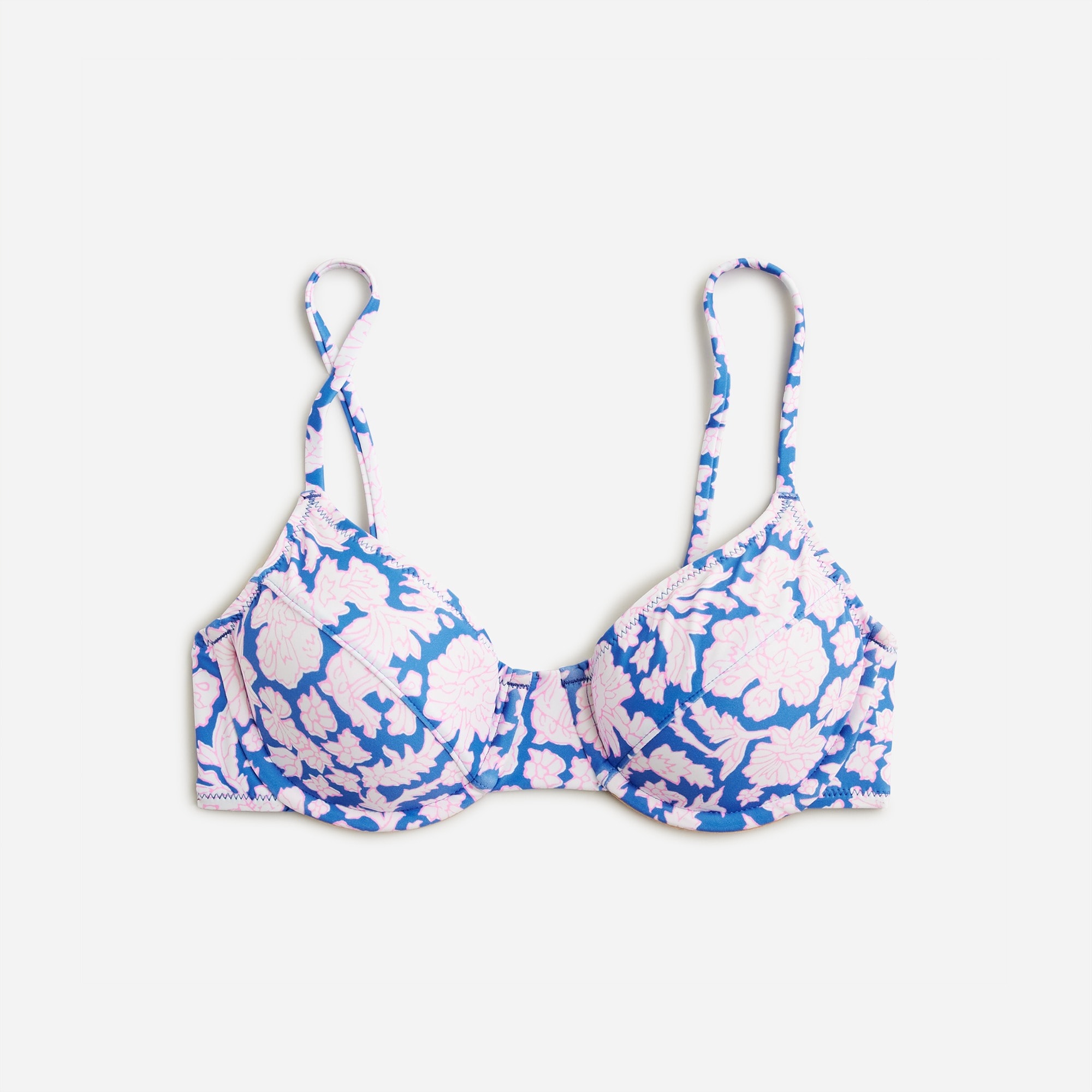  SZ Blockprints&trade; X J.Crew underwire bikini top in Nila print