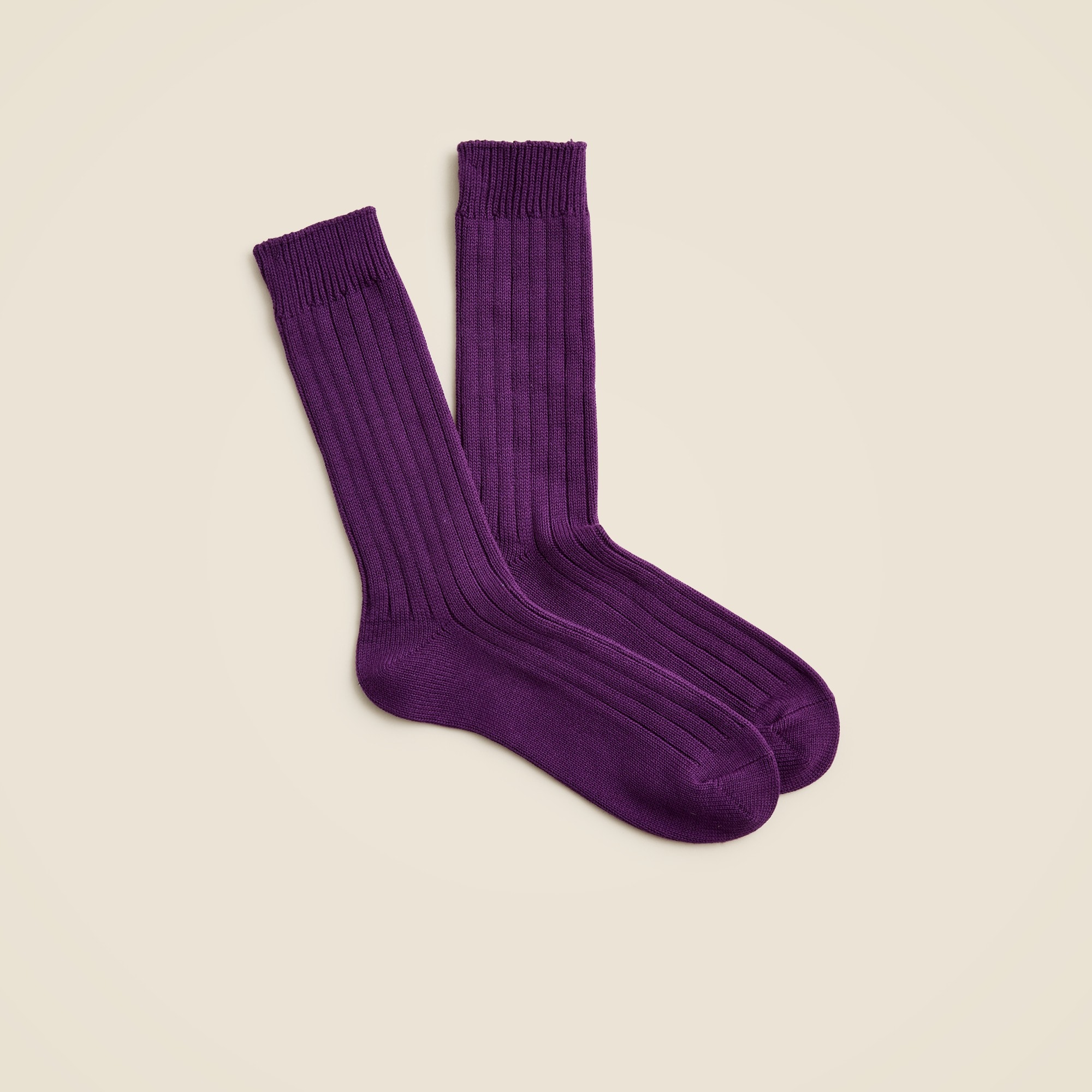 mens Ribbed cotton-blend socks