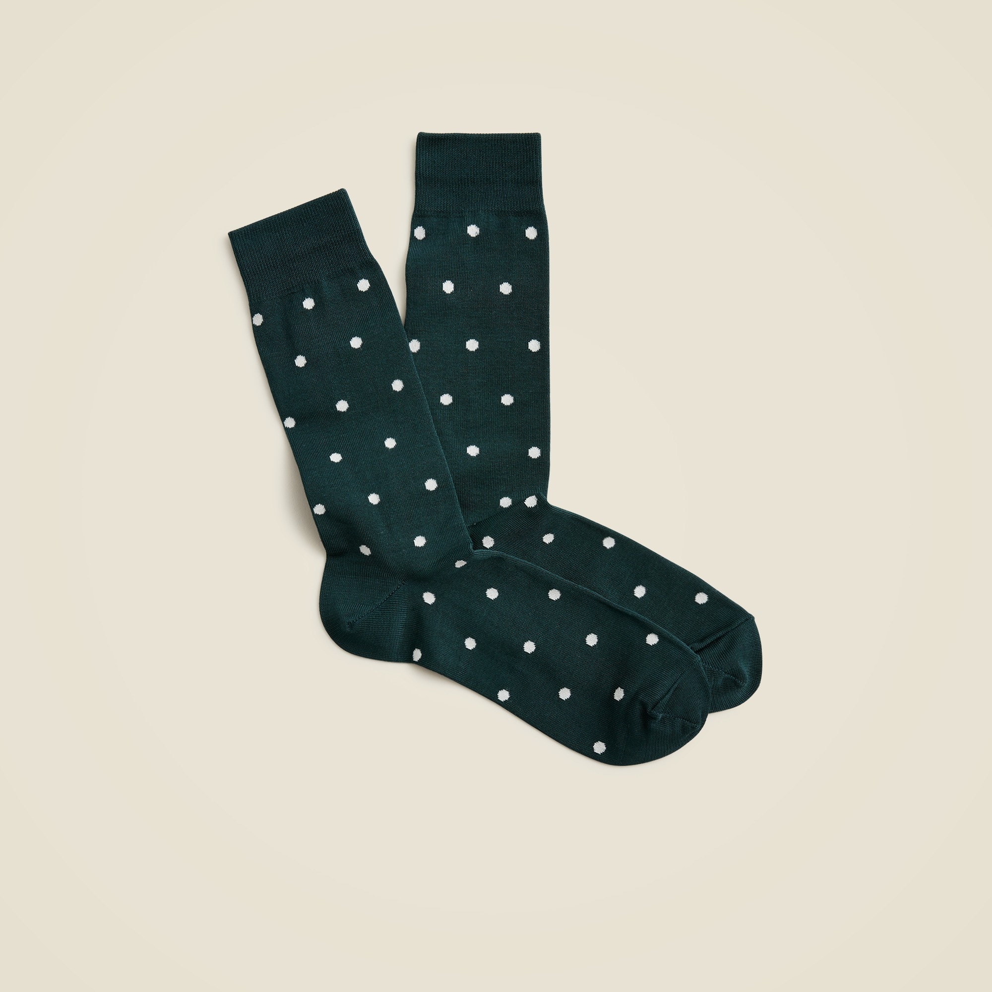 mens Dress socks in dots