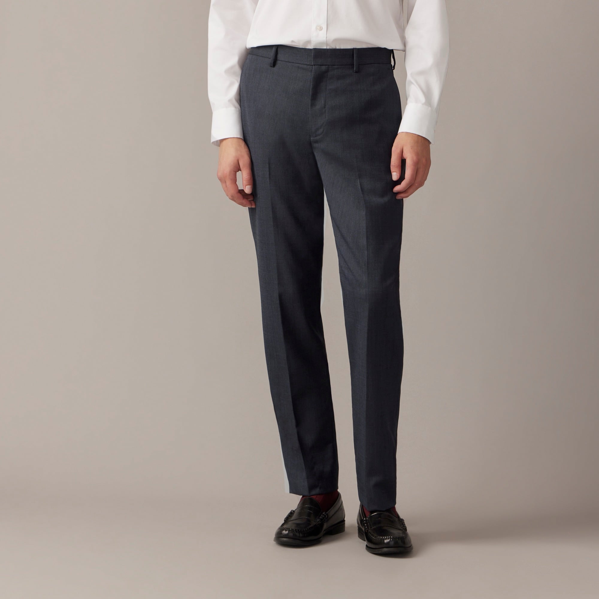 mens Bowery dress pant in stretch wool-blend oxford