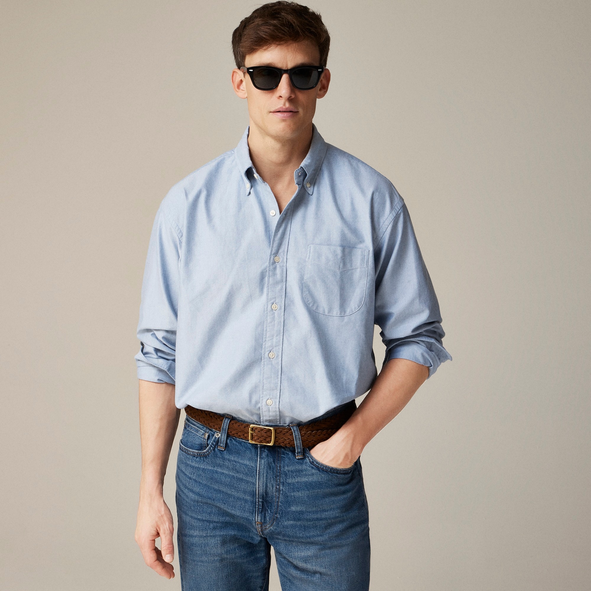 mens Giant-fit oxford shirt