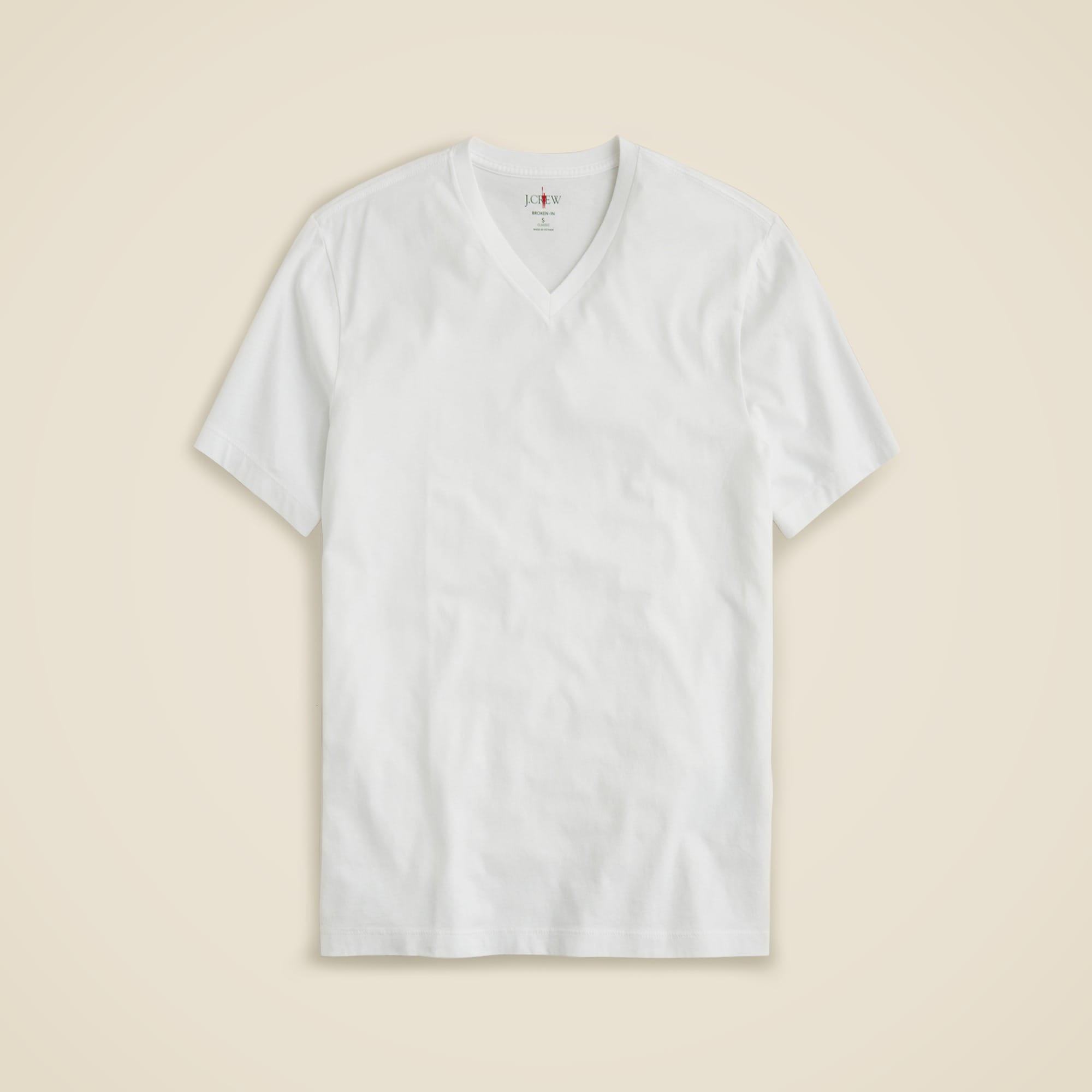 mens Broken-in V-neck T-shirt