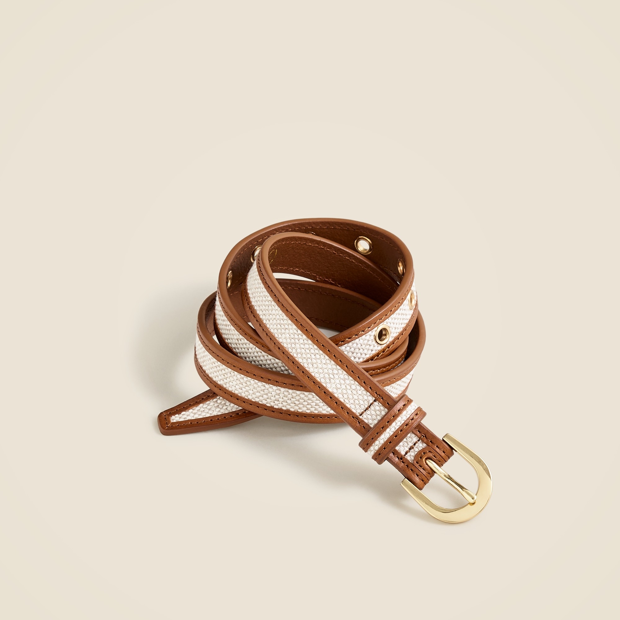  Slim classic belt in Italian leather