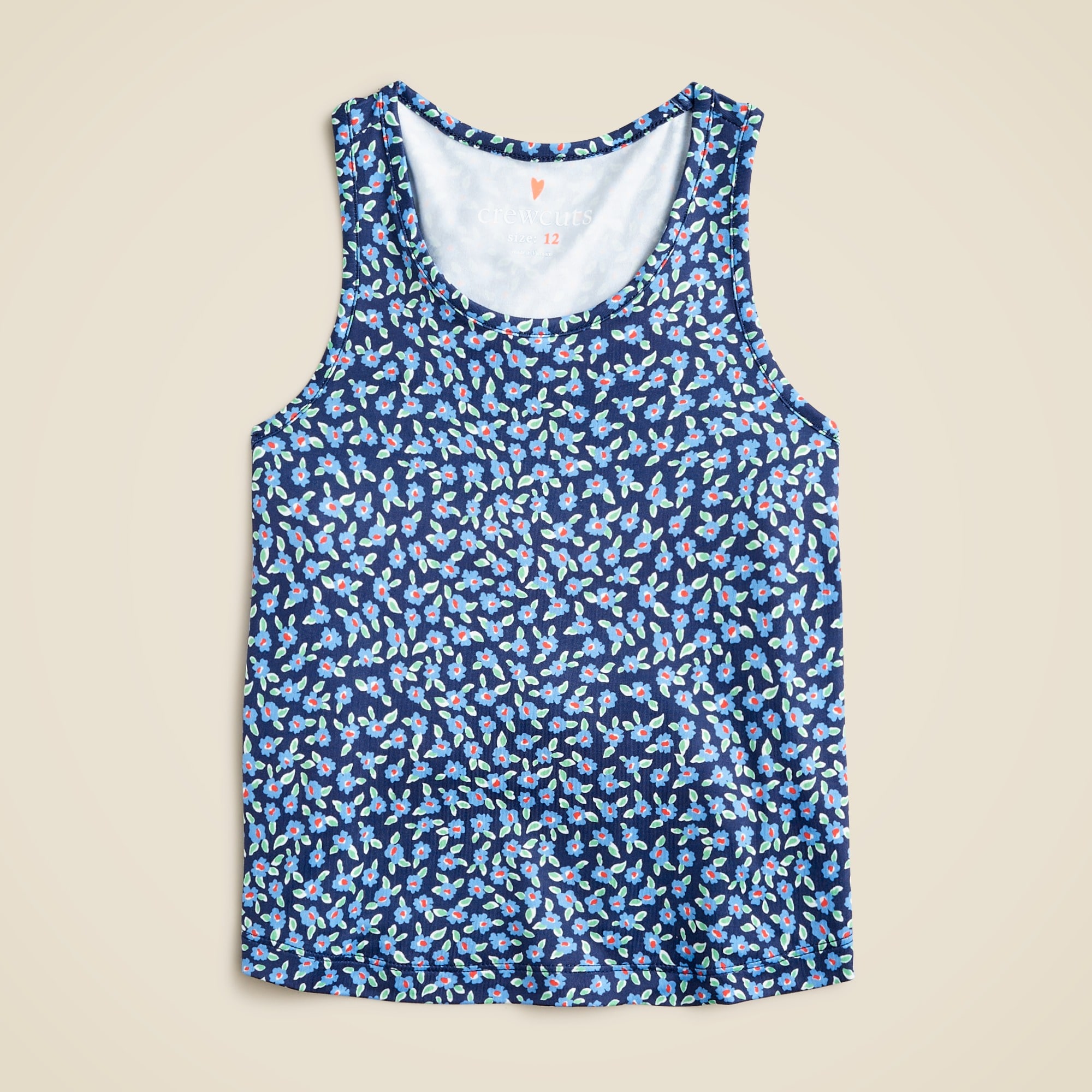  Girls' active racerback tank top