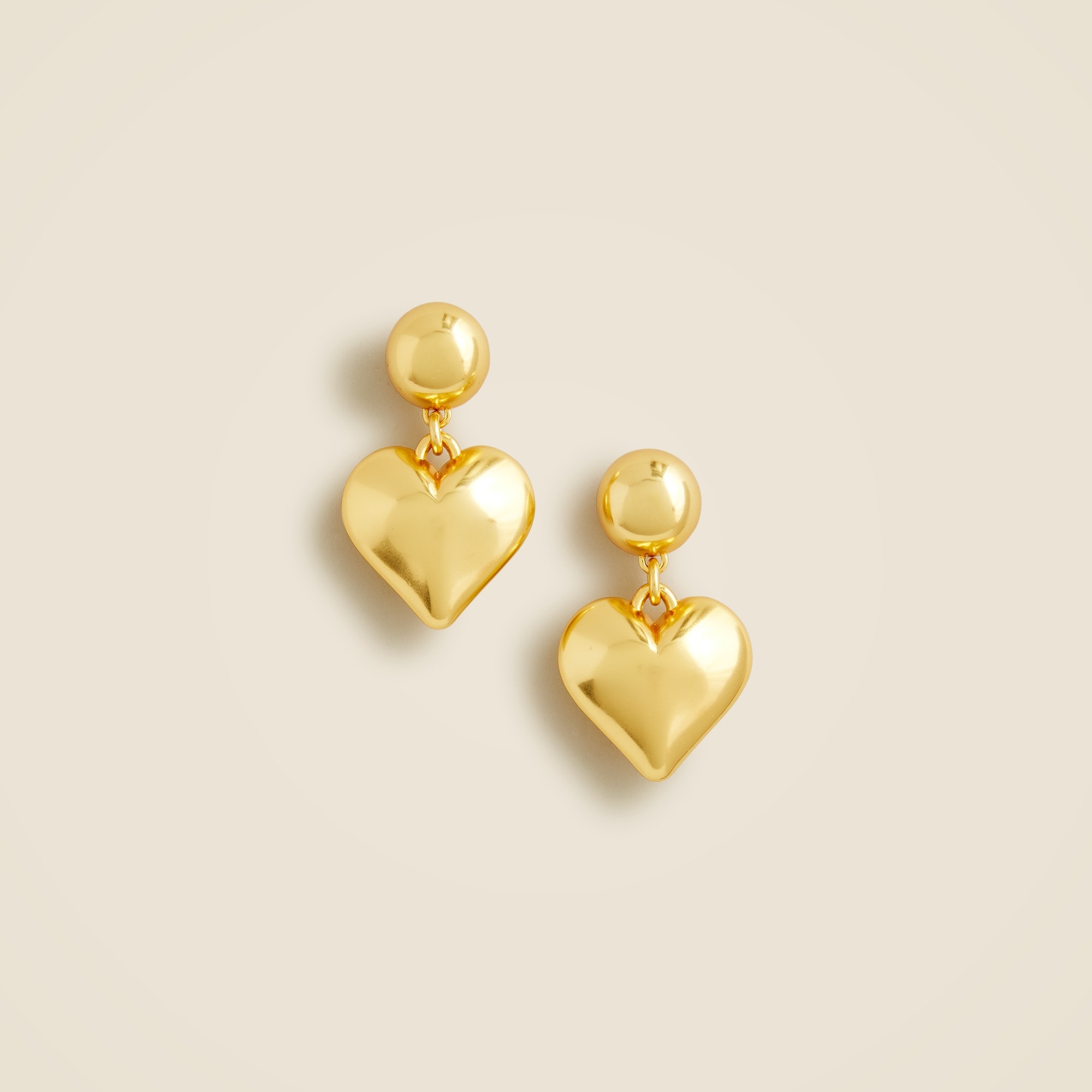 womens Heart drop earrings