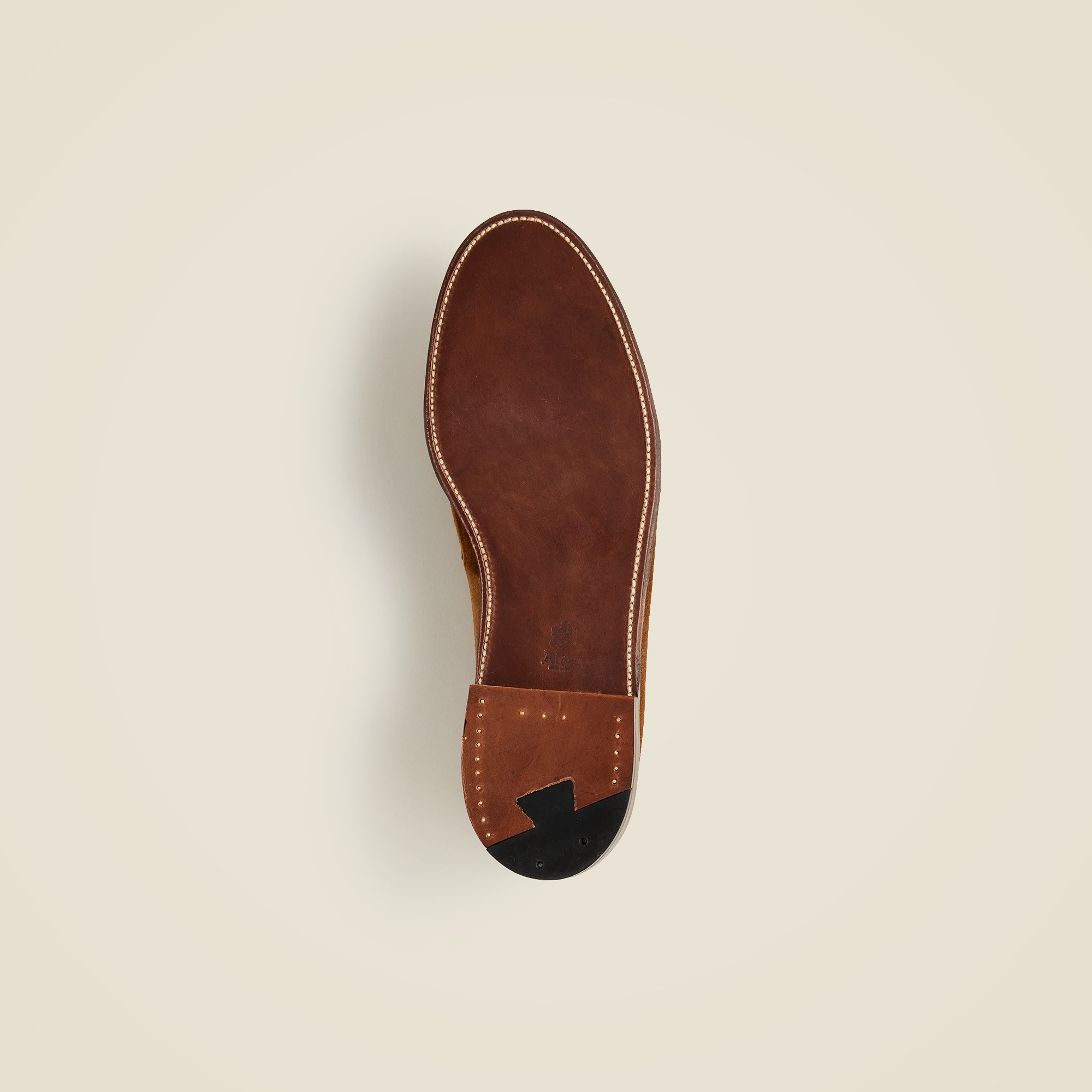 Alden® for J.Crew suede penny loafers