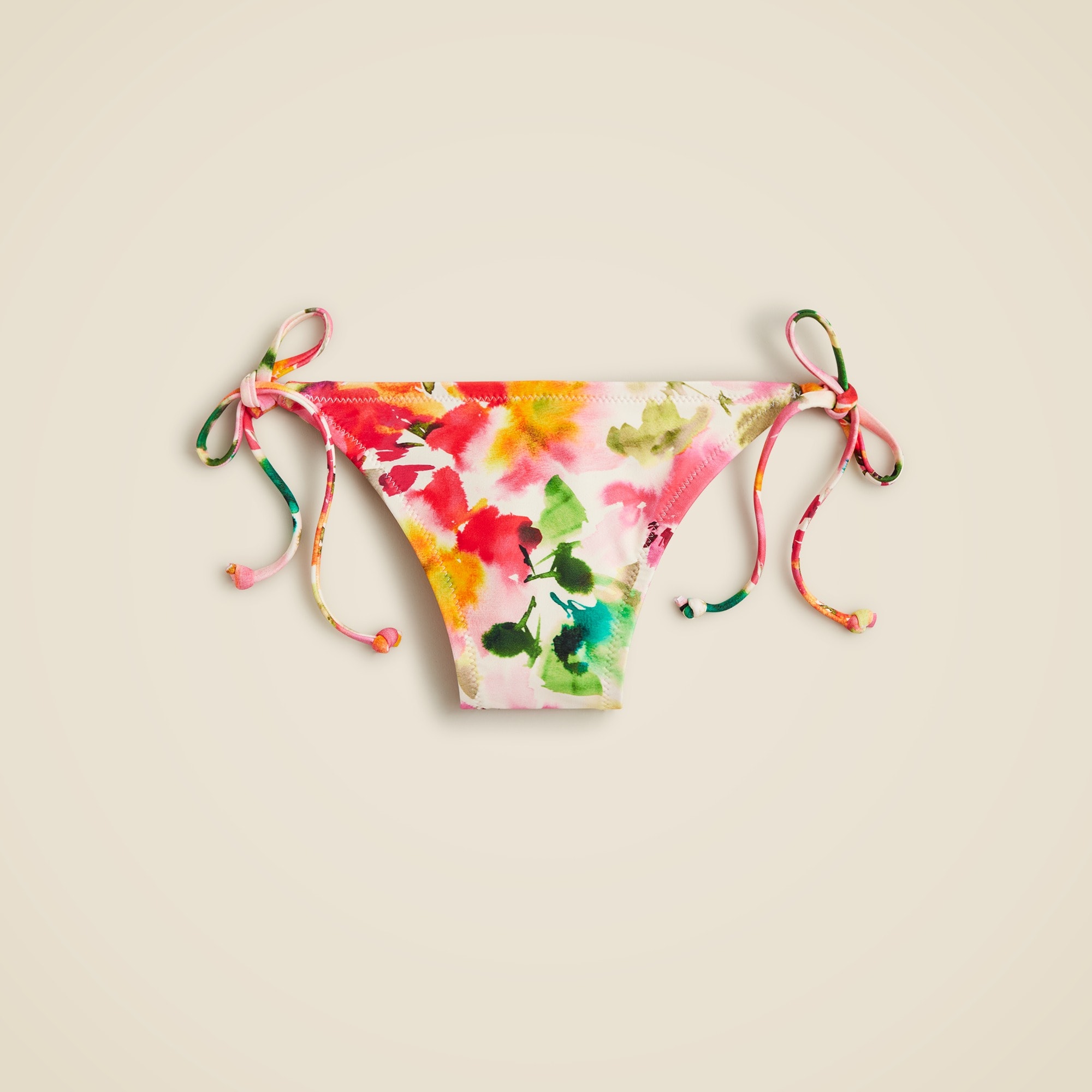  String hipster bikini bottom in floral