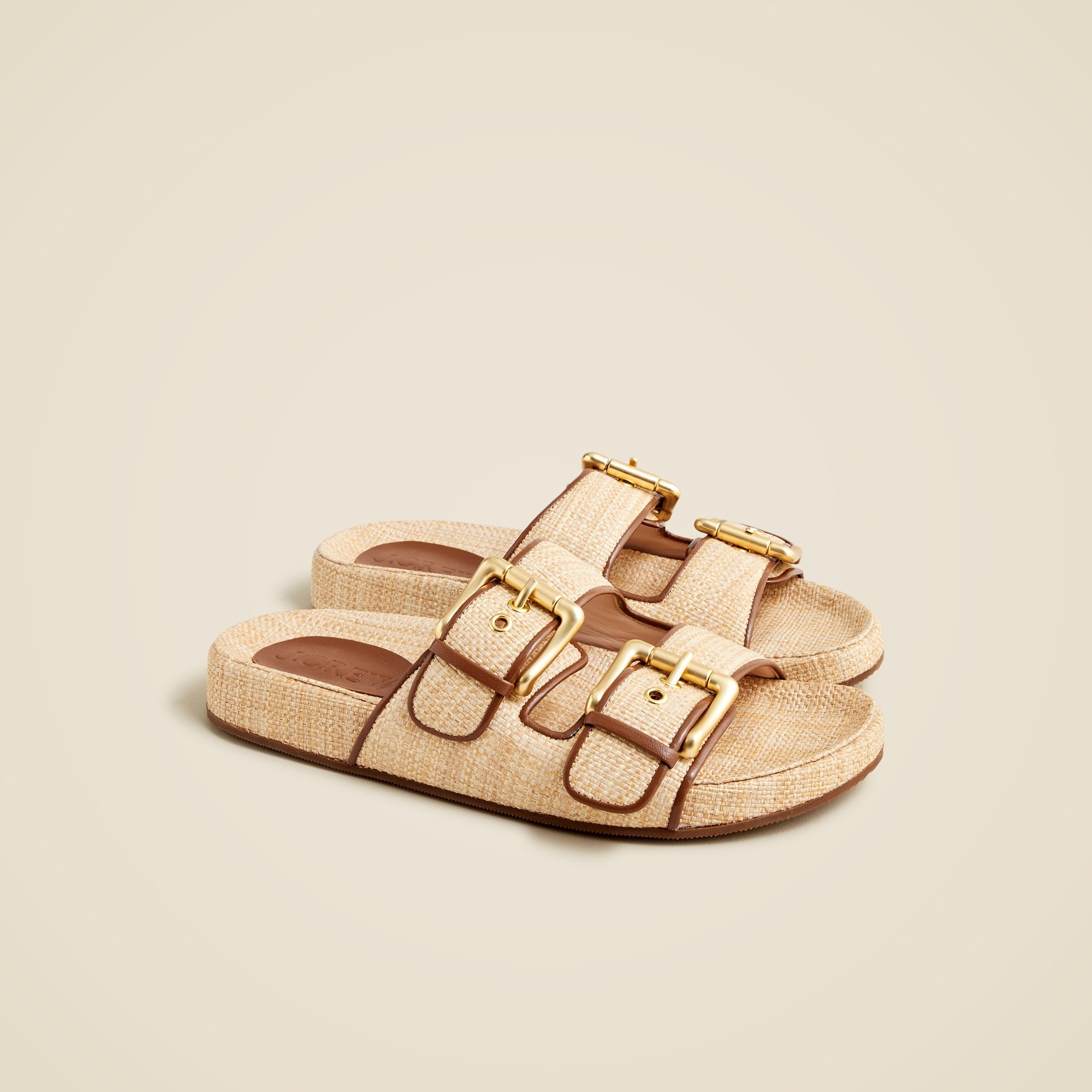  Marlow sandals in raffia