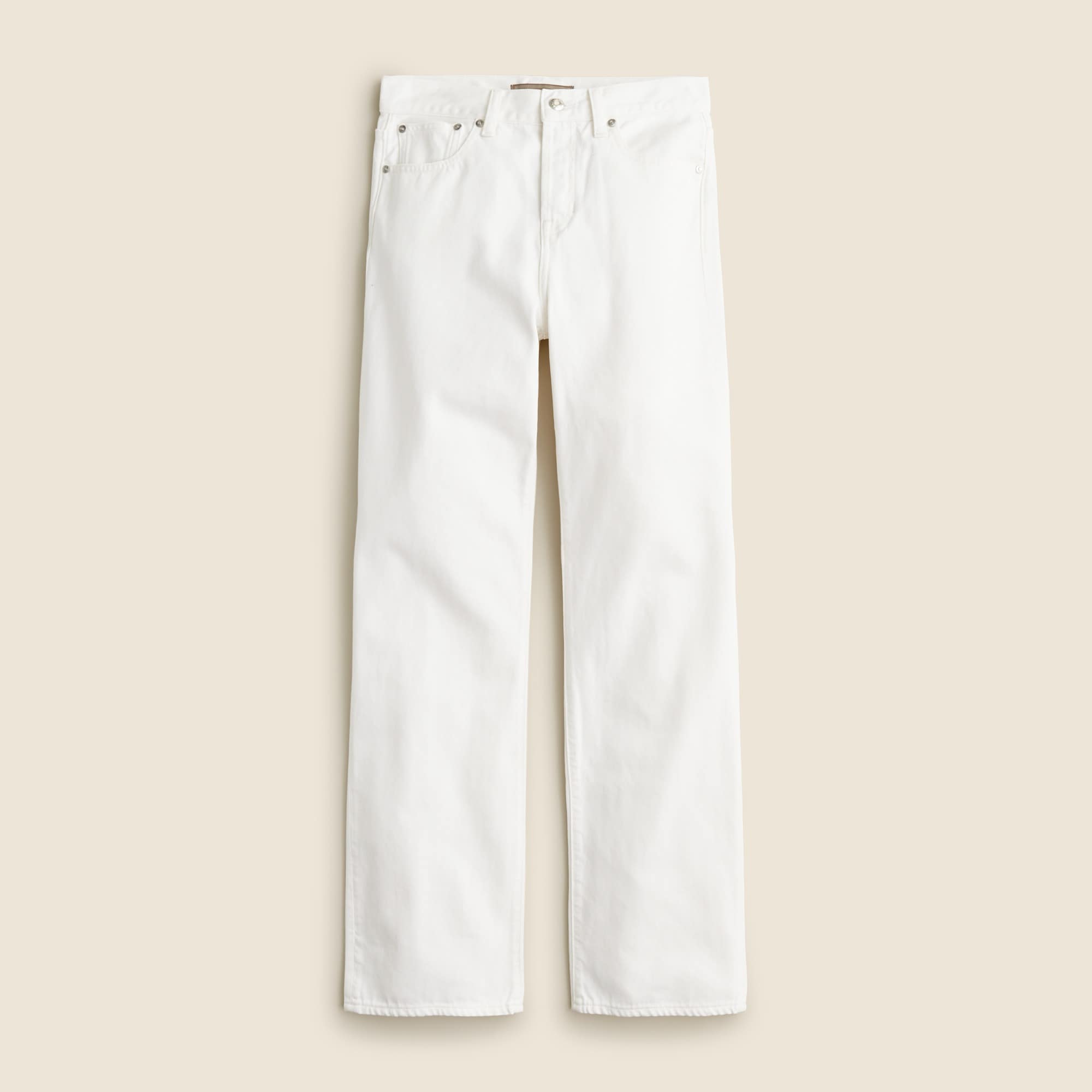  Point Sur loose straight jean in white