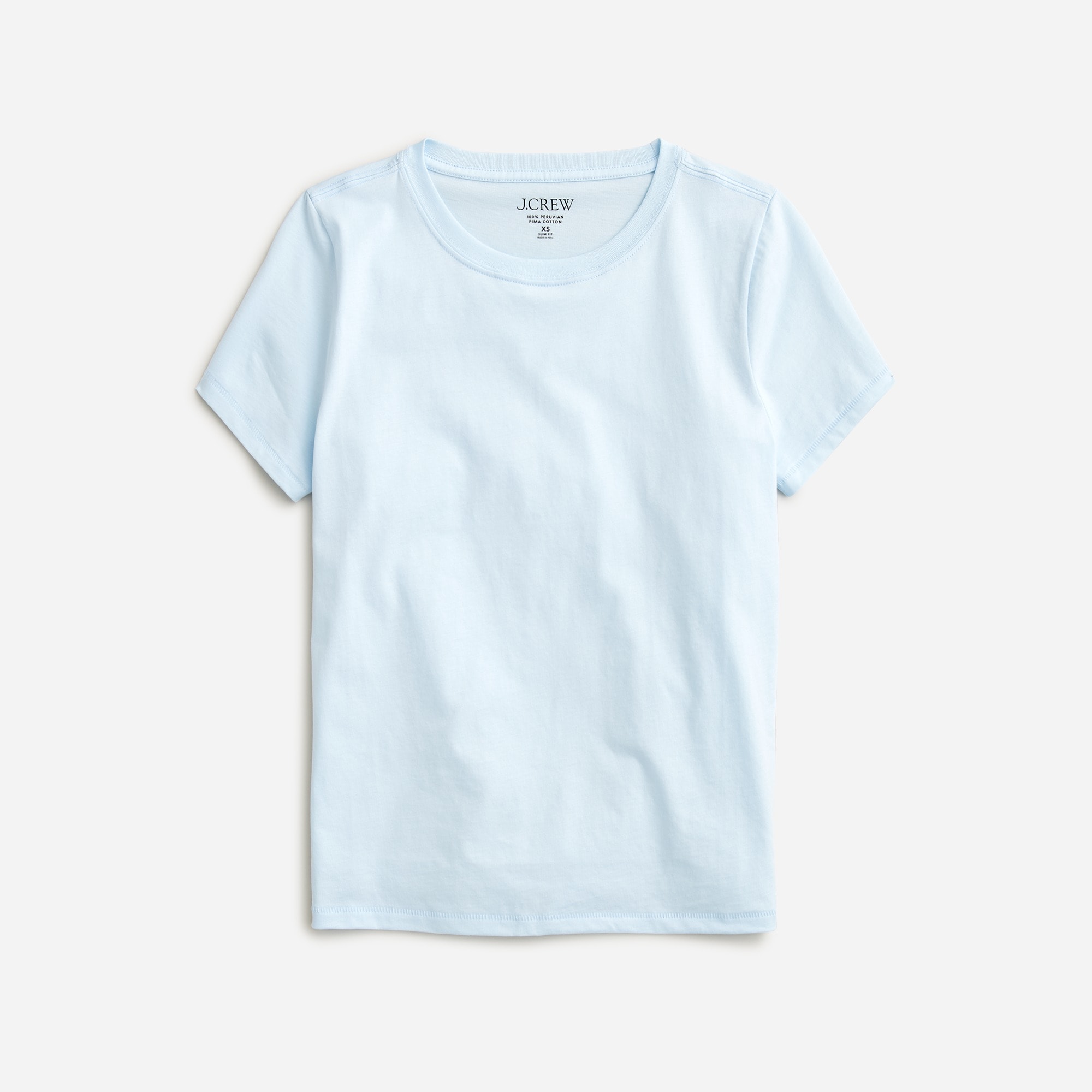 womens Pima cotton slim-fit T-shirt