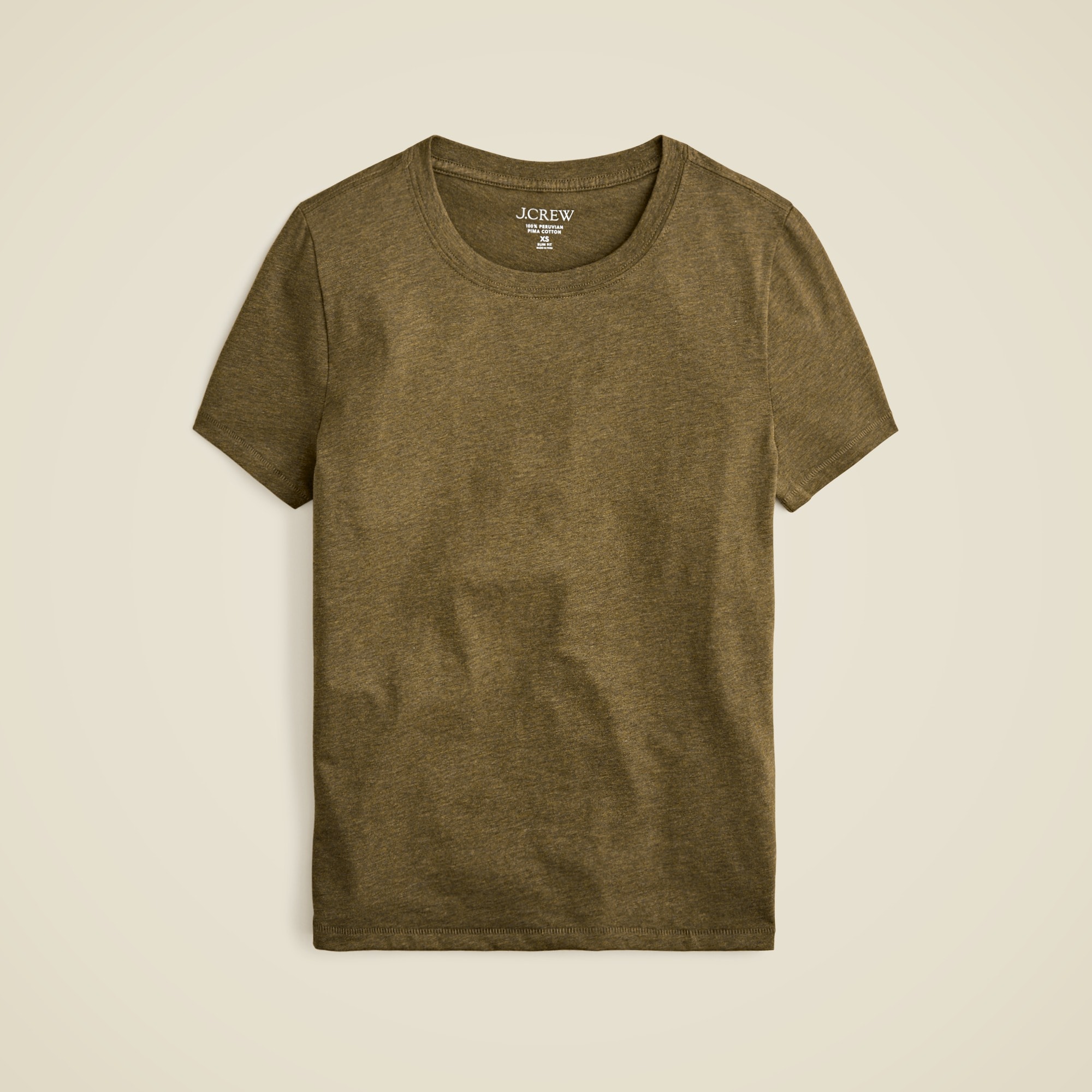 womens Pima cotton slim-fit T-shirt