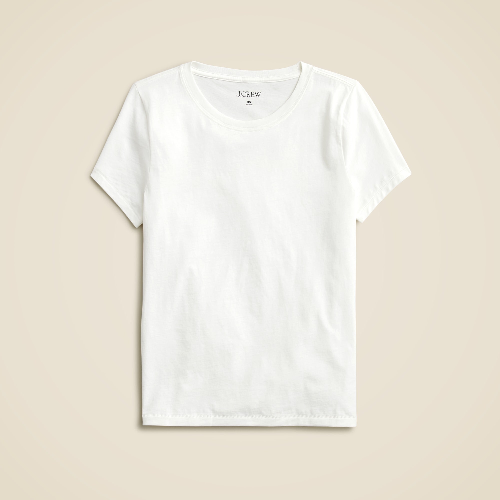 womens Pima cotton slim-fit T-shirt