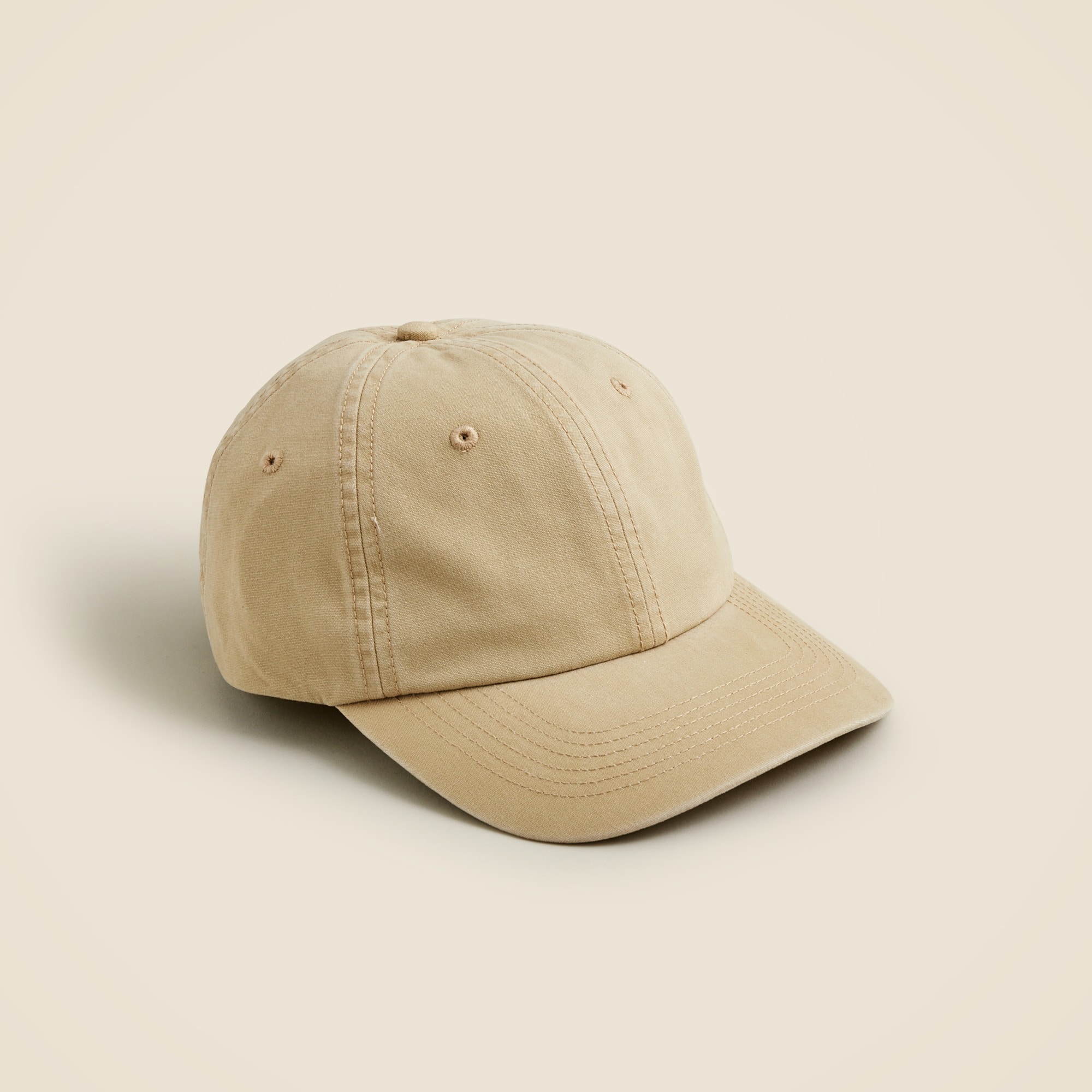 mens Washed canvas baseball cap