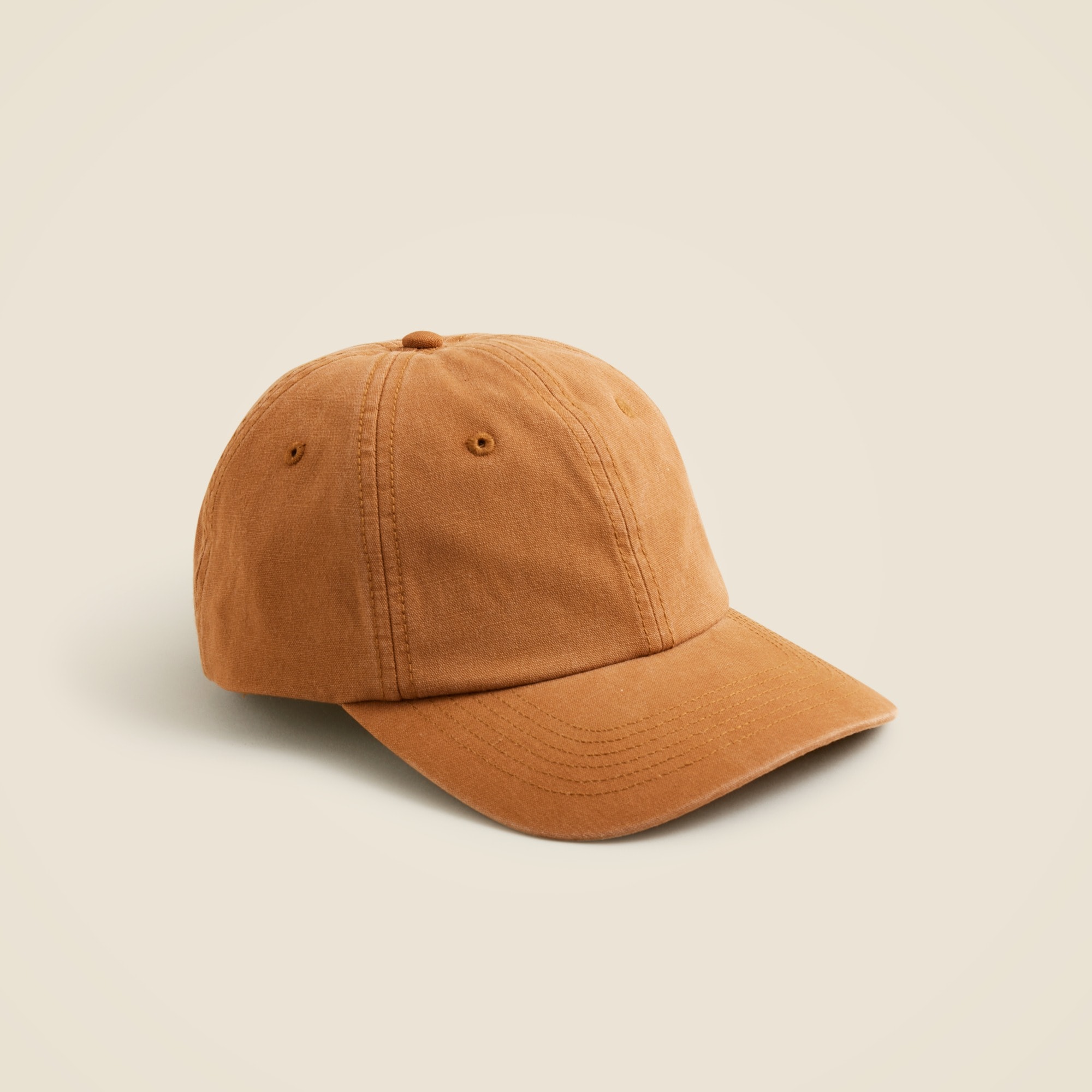 mens Washed canvas baseball cap