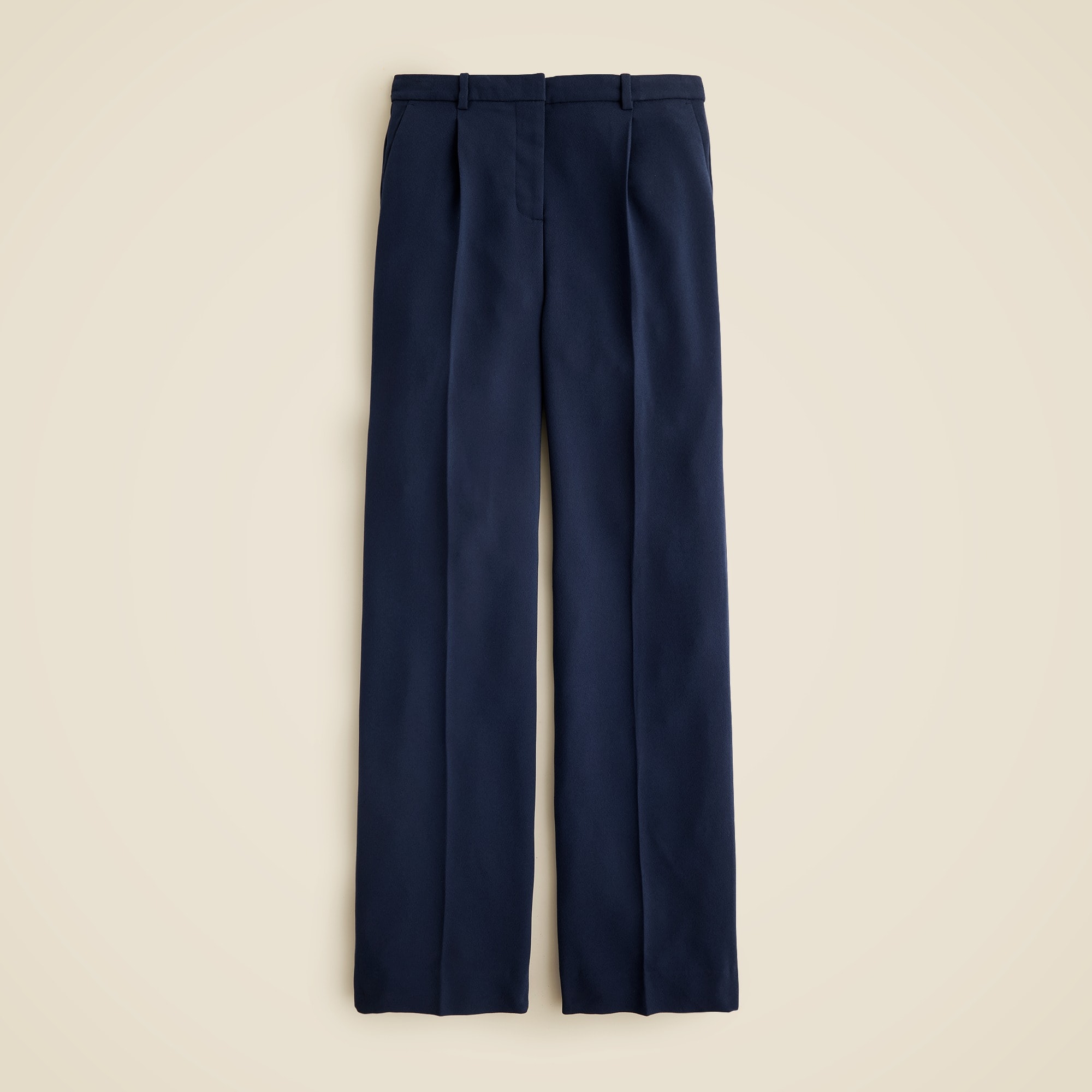  Wide-leg essential pant in city crepe