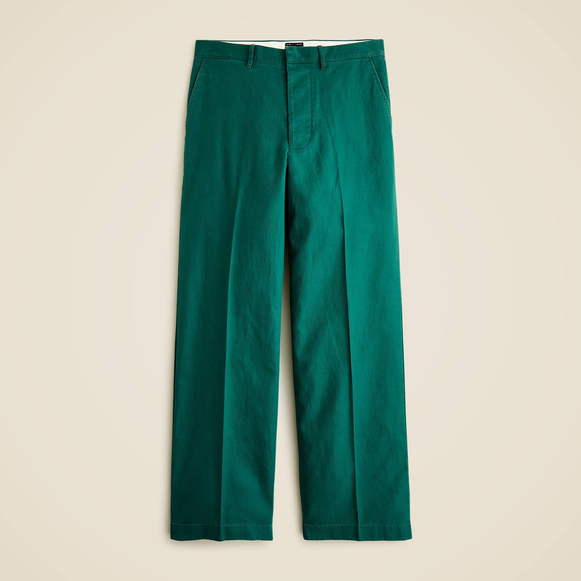  Creased summer trouser in cotton-linen blend