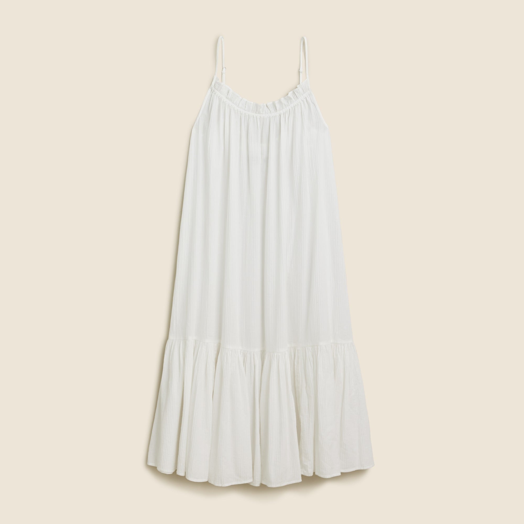  Ruffle beach dress in airy gauze