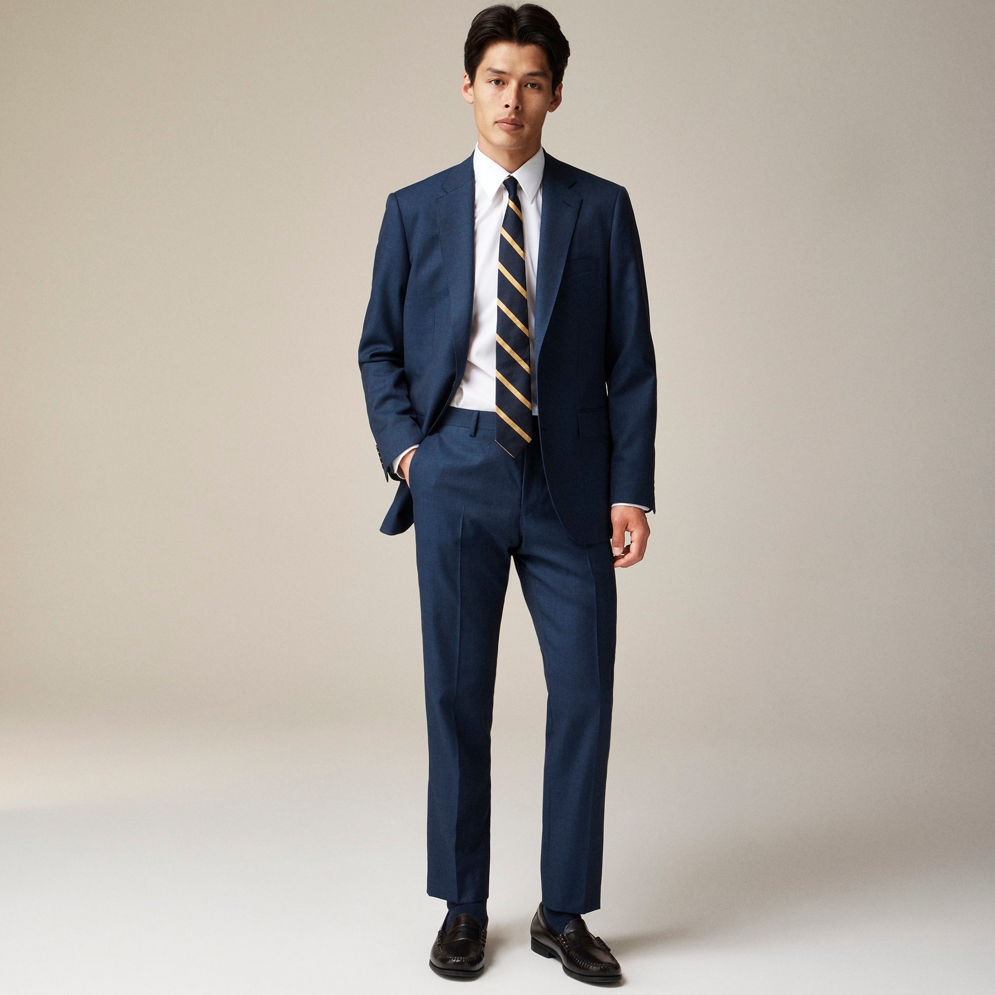 mens Ludlow Slim-fit suit jacket in Italian worsted wool