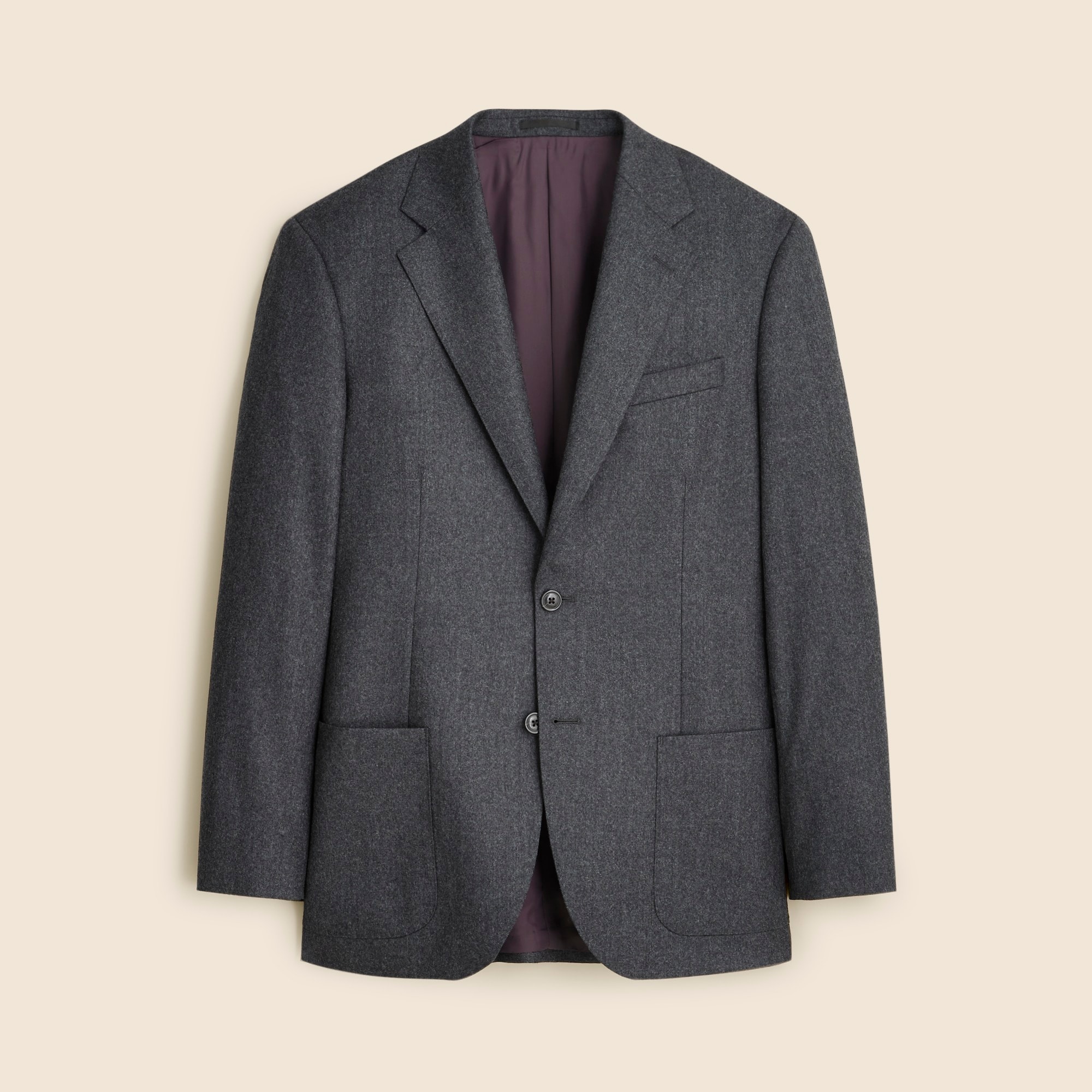 mens Crosby Classic-fit suit jacket in Italian wool flannel