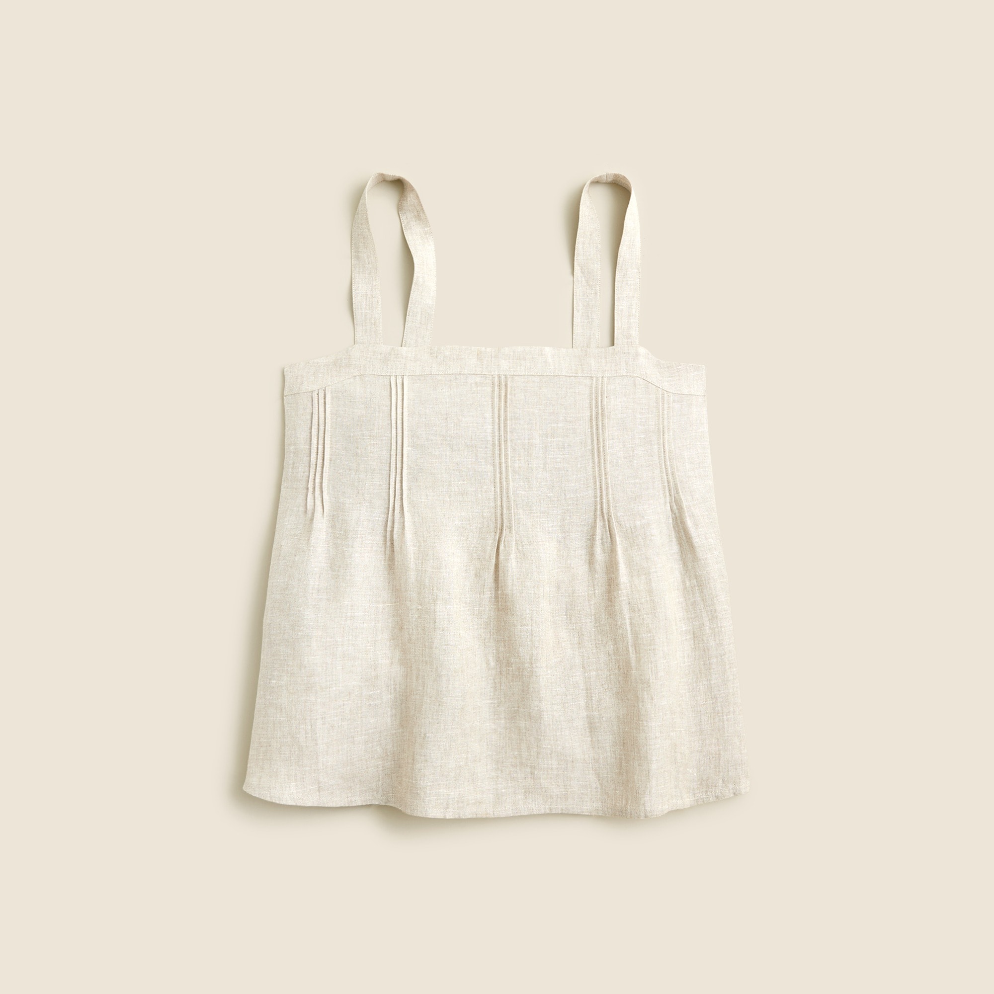  Bow-back linen top