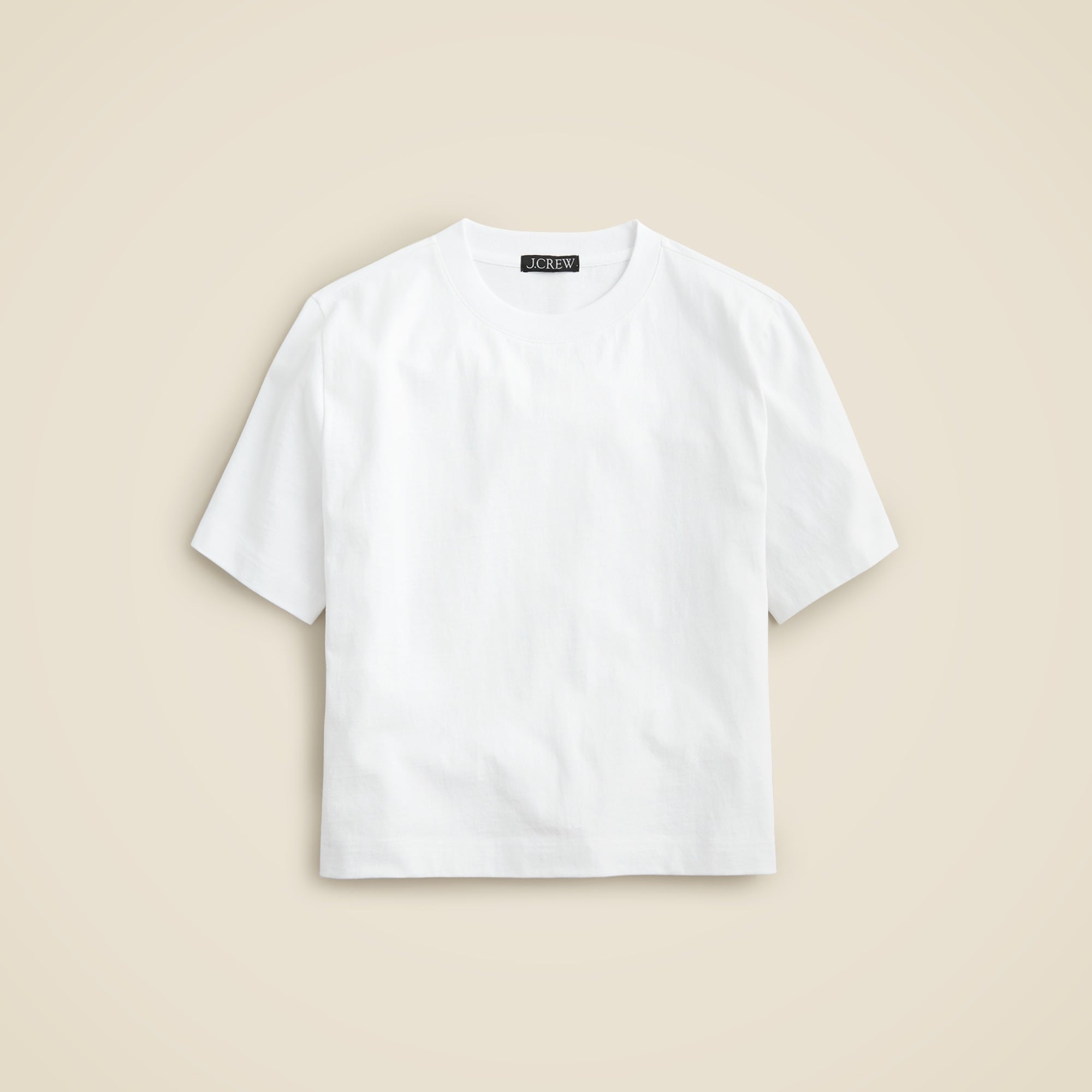  Relaxed premium-weight cropped T-shirt