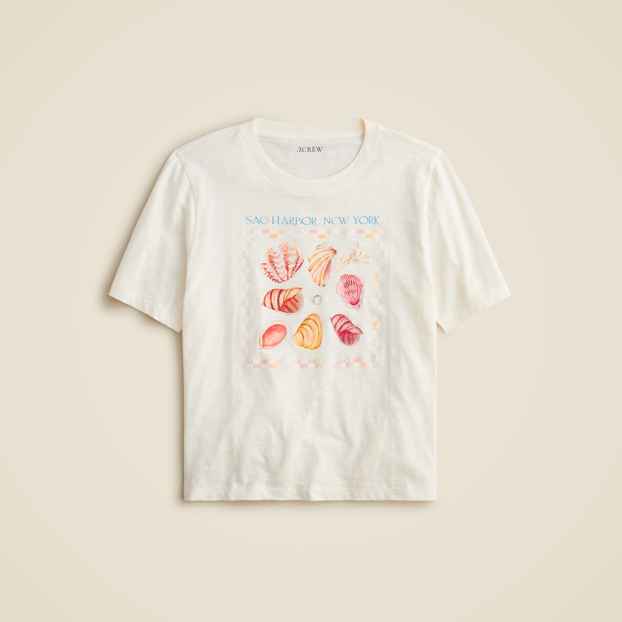  Relaxed-fit &quot;Shell&quot; graphic T-shirt