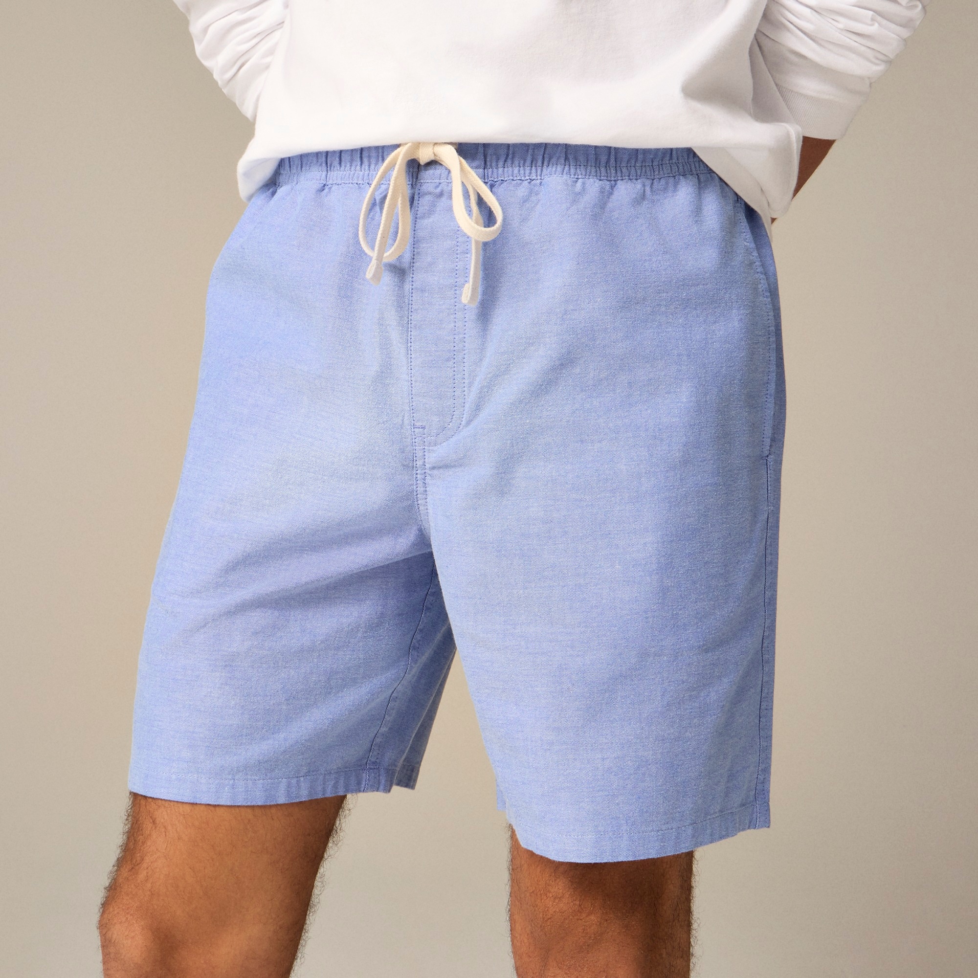 mens 7'' lounge short in Broken-in oxford cloth