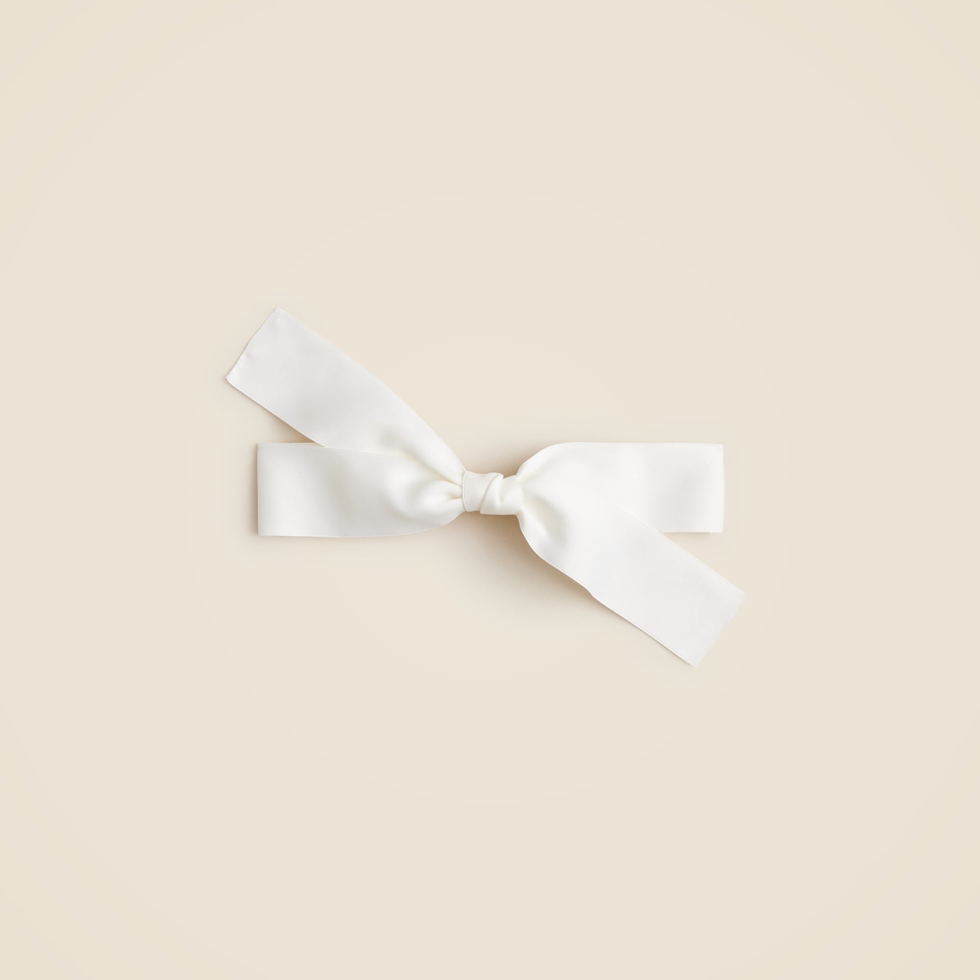 womens Satin bow hair barrette