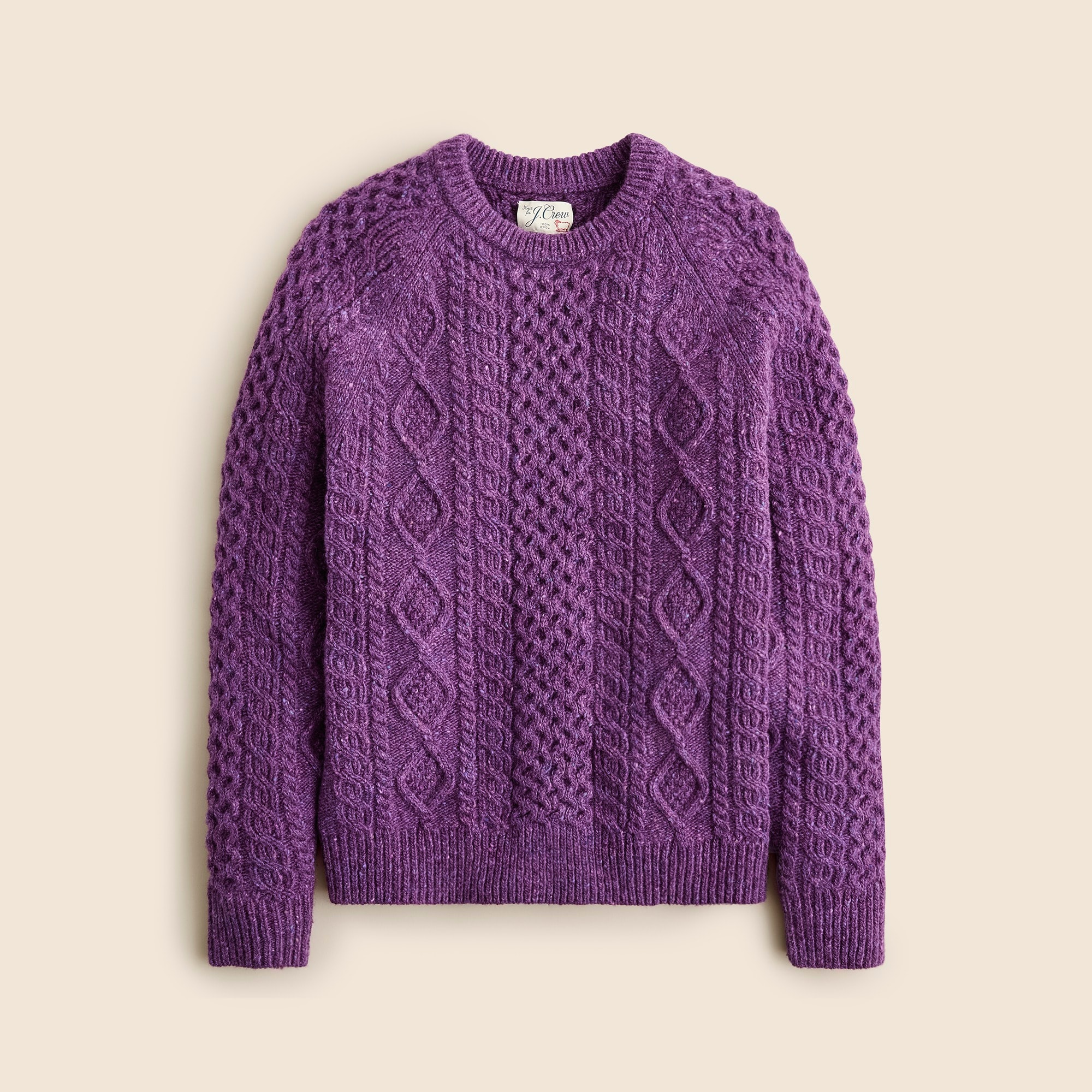 mens Wool cable-knit sweater