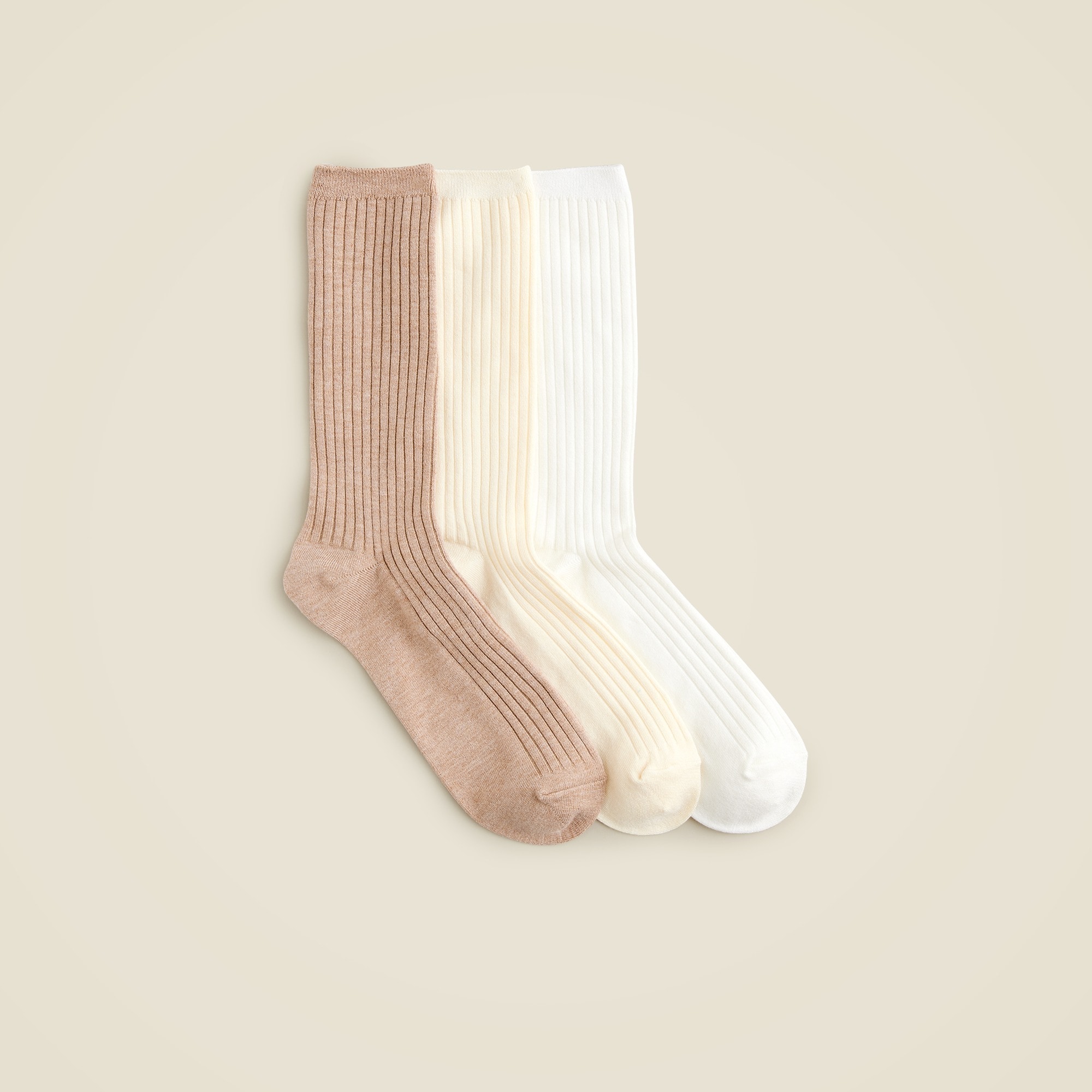 womens Cozy ribbed trouser socks three-pack