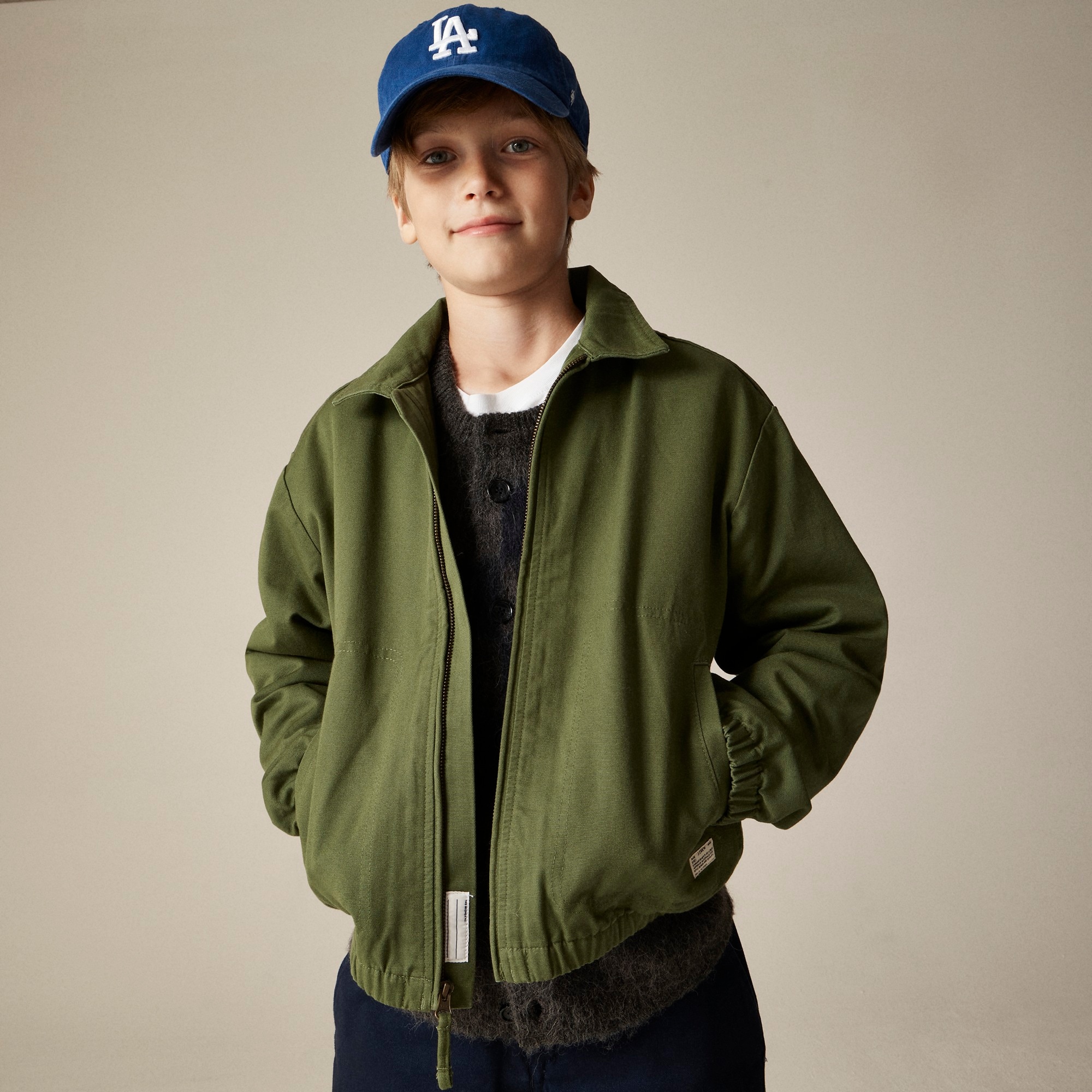 boys Kids' Harrington jacket in canvas