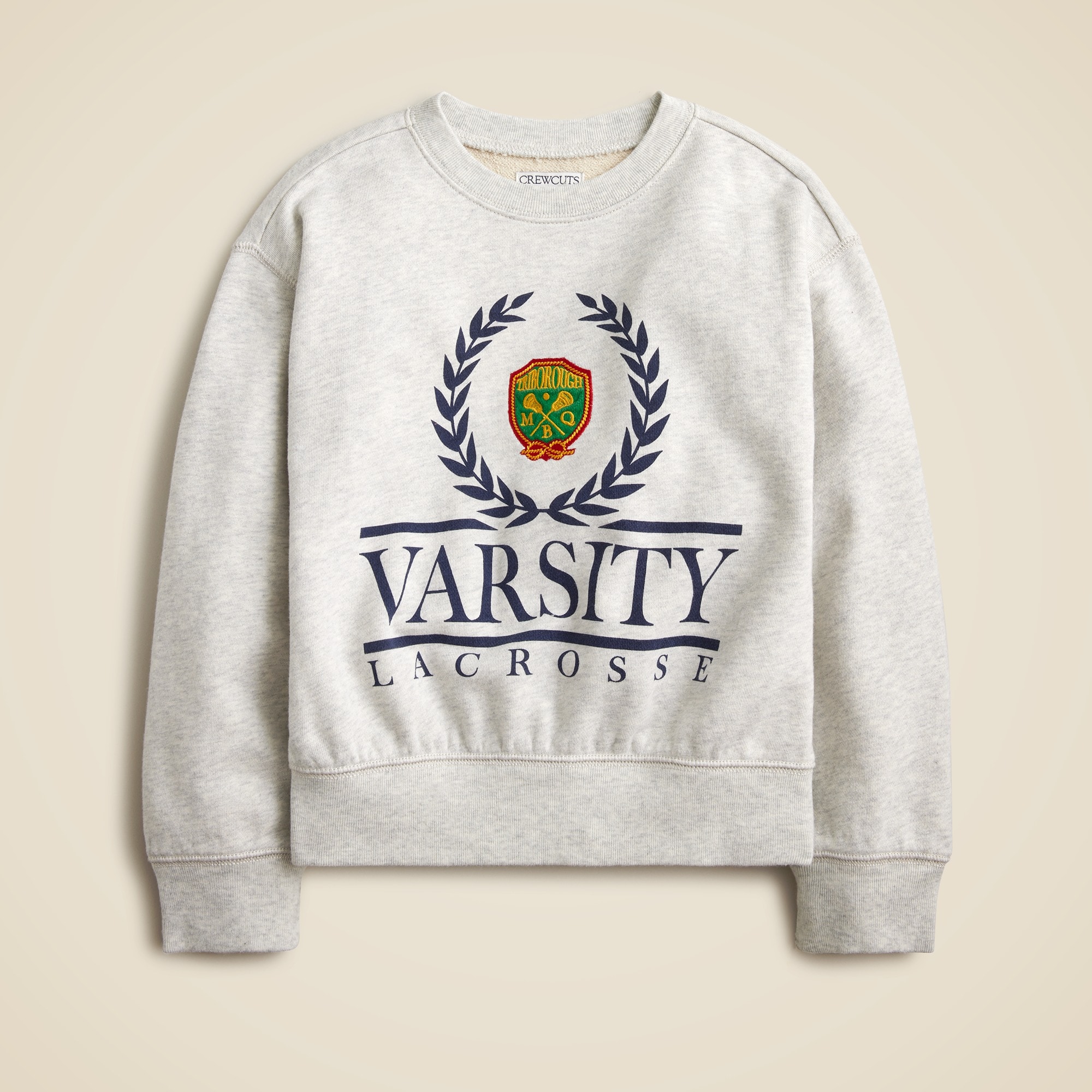  Kids' varsity lacrosse crewneck sweatshirt