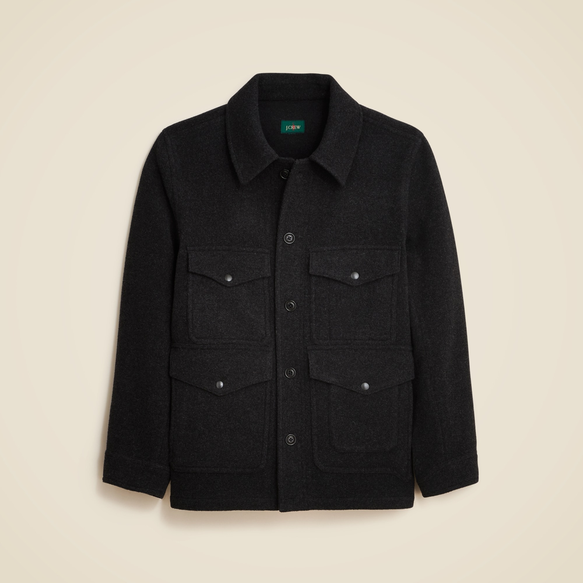 mens Cruiser jacket in double-faced wool blend